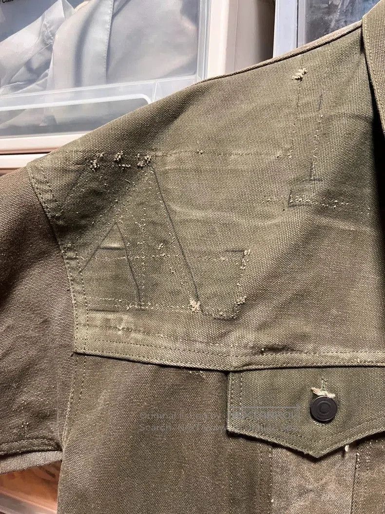 READYMADE Remade Military Fabric Utility Jacket. Size US S / EU 44-46 / 1 - 6 Thumbnail