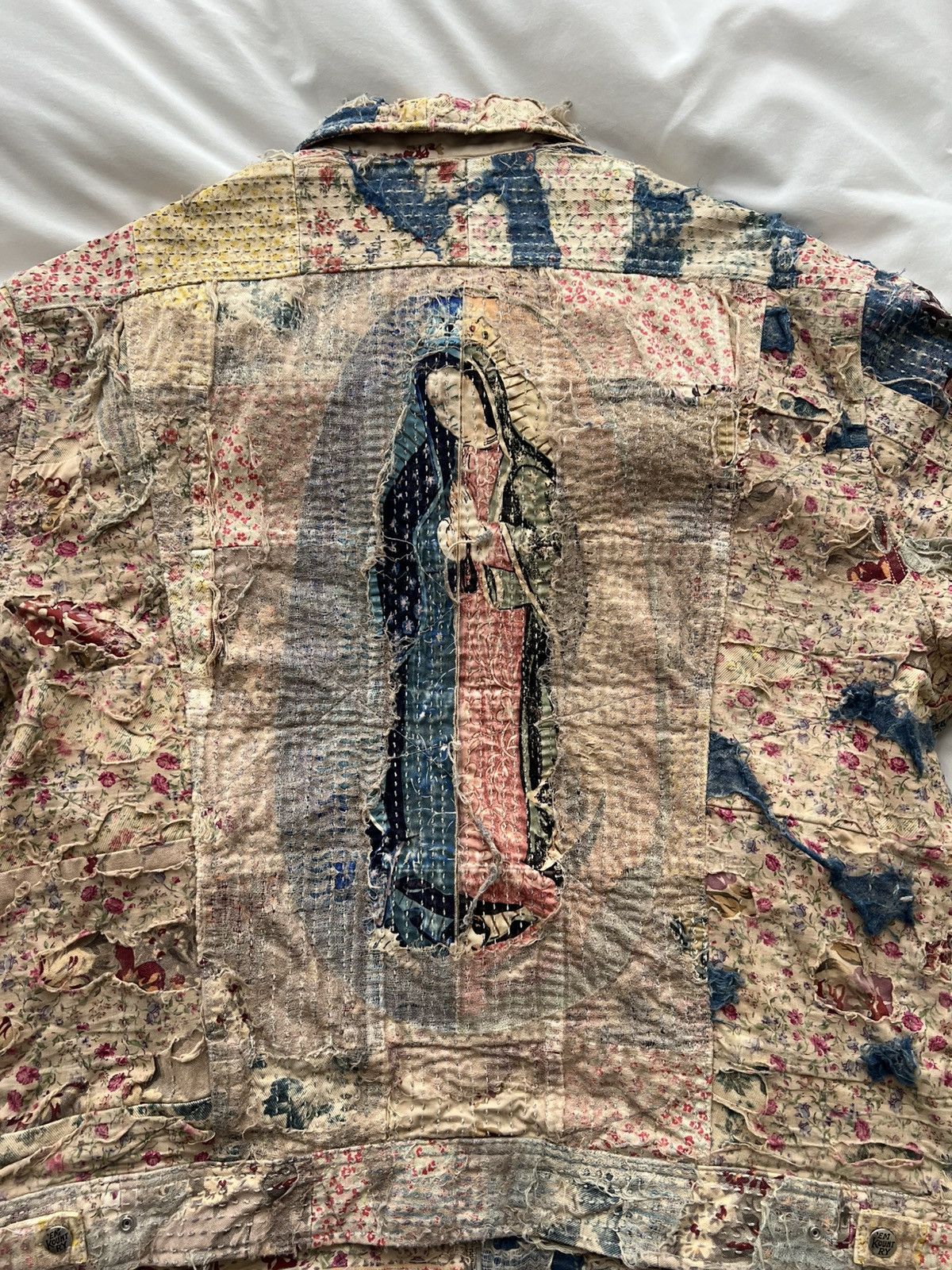 Kapital Kapital Boro Virgin Mary Zip Jacket Size 4 Size US XL / EU 56 / 4 - 12 Thumbnail
