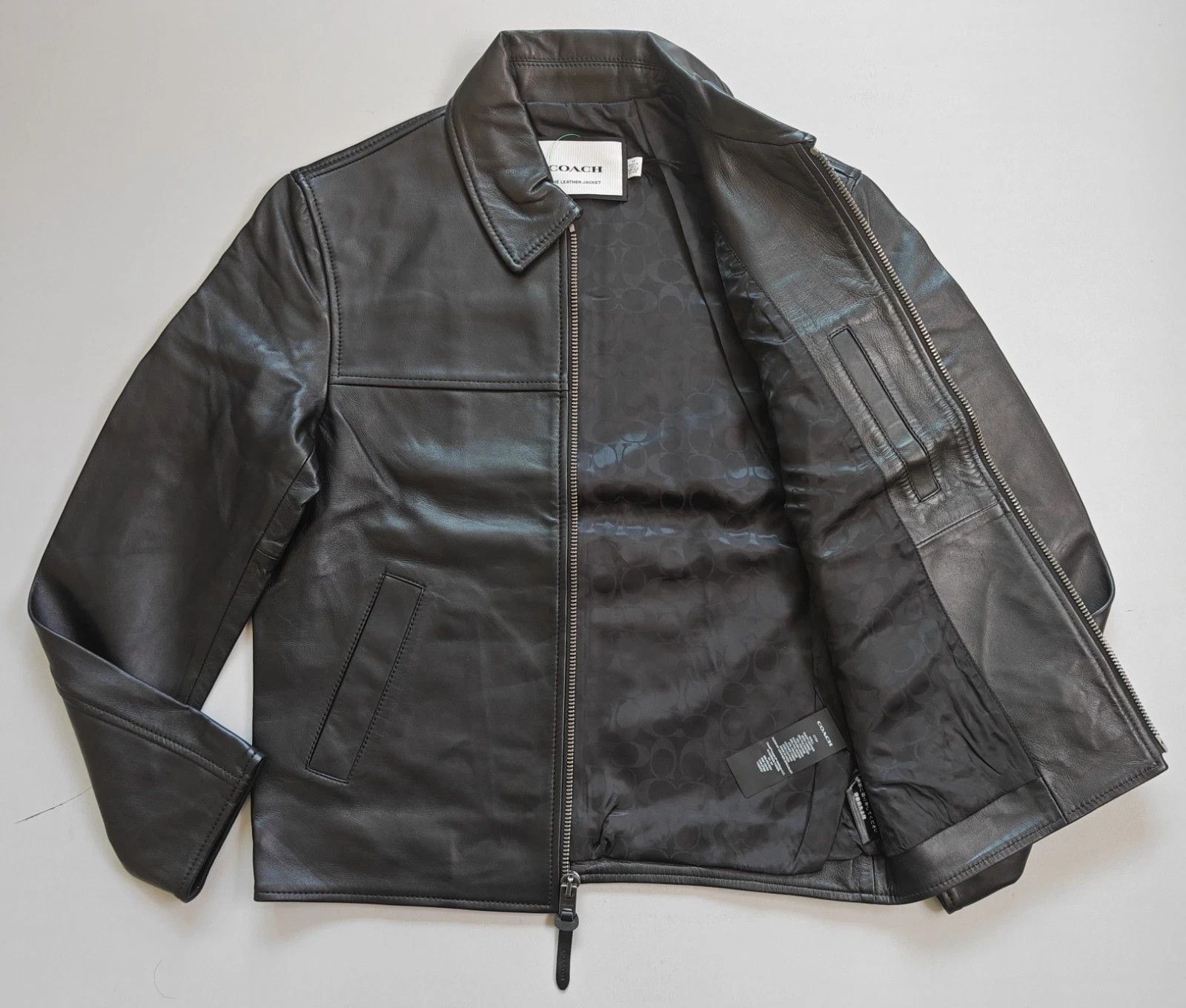 Coach Coach Leather Jacket FTP 5060 Size US XS / EU 42 / 0 - 6 Thumbnail