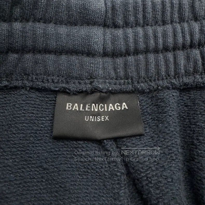 Balenciaga Balenciaga size S Single-ring embroidered striped sweatpan Size US 27 - 2 Thumbnail