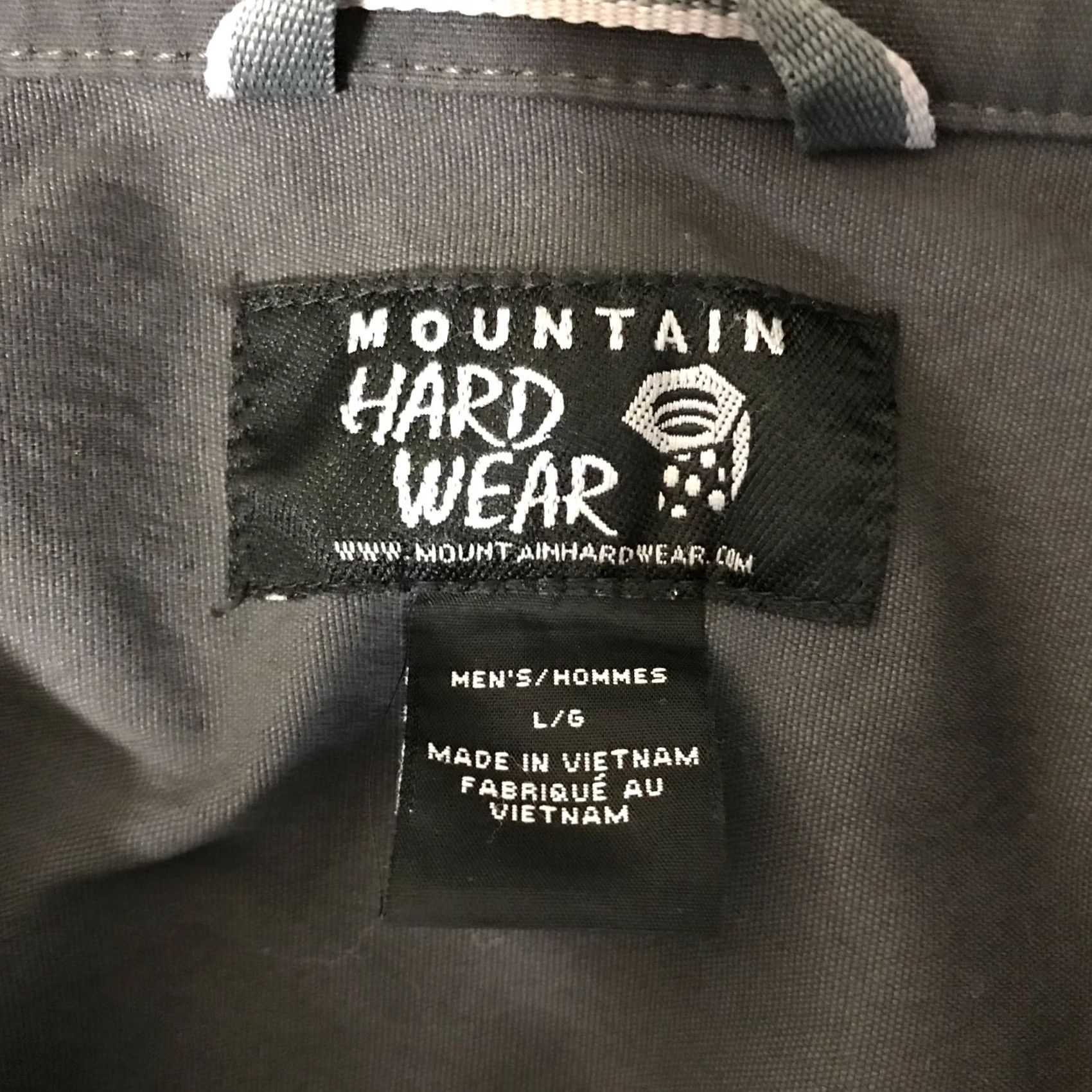 Mountain Hardwear VINTAGE Mountain Hardwear Mens Large Gray Full Zip Nylon Blend Jacket Coat Size US L / EU 52-54 / 3 - 7 Thumbnail