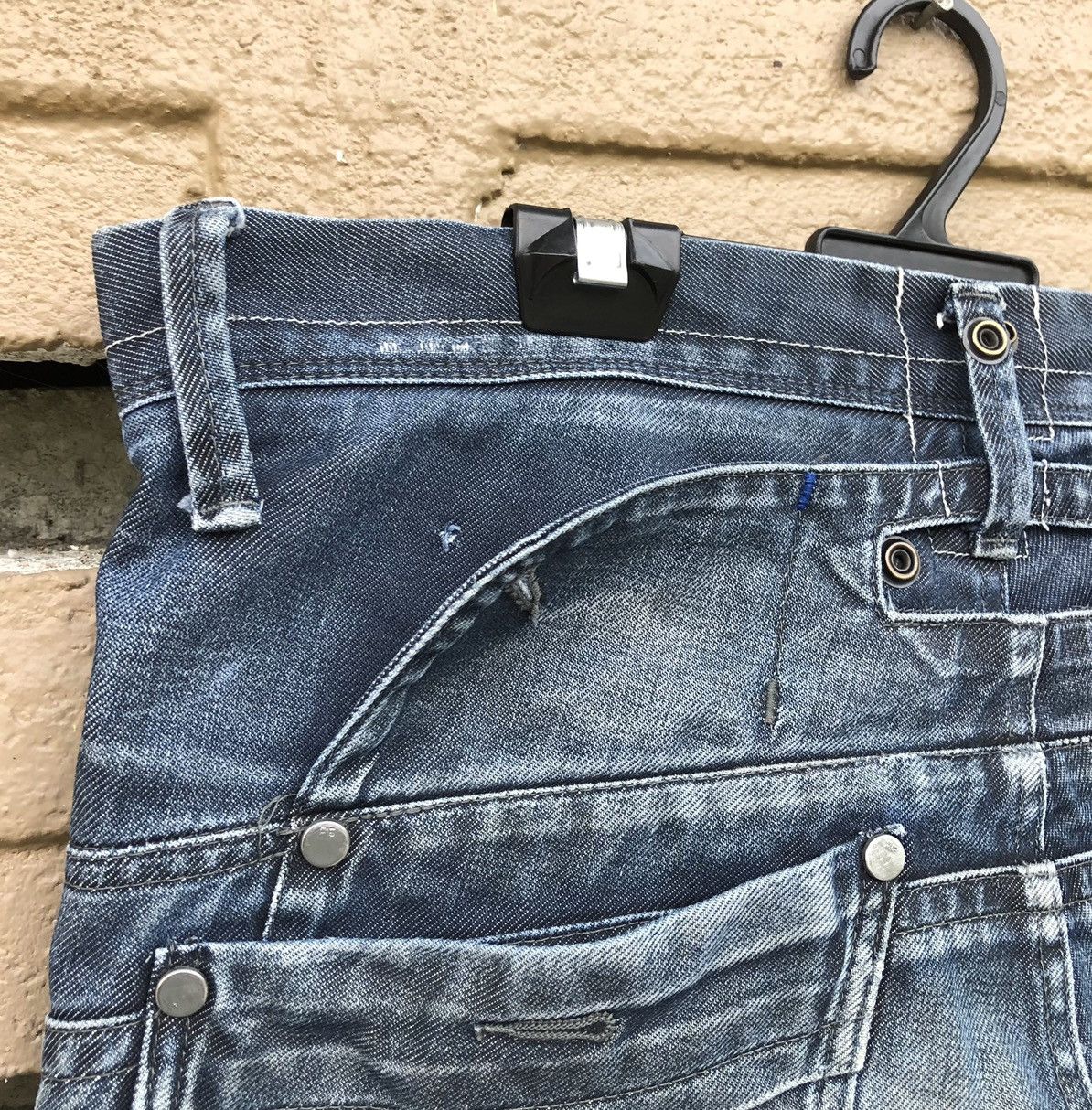 G-Star Vintage G-Star General Tapered Extract Straight Cut Jeans Size US 33 - 16 Thumbnail