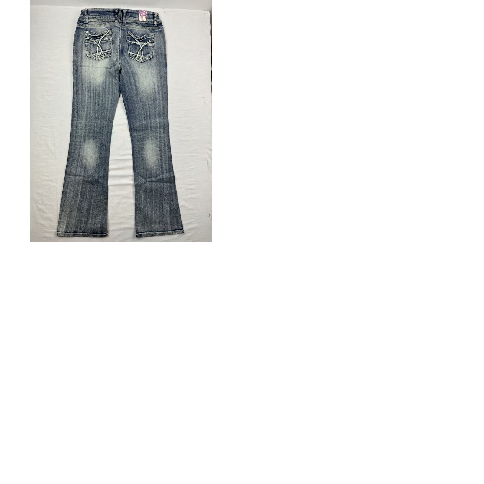 Vintage VINTAGE Wall Flower Jeans Womens Bootcut Rise Mid 9 Blue Hipster Y2K 2000s Girls Womens Size 30" / US 8 / IT 44 - 11 Thumbnail
