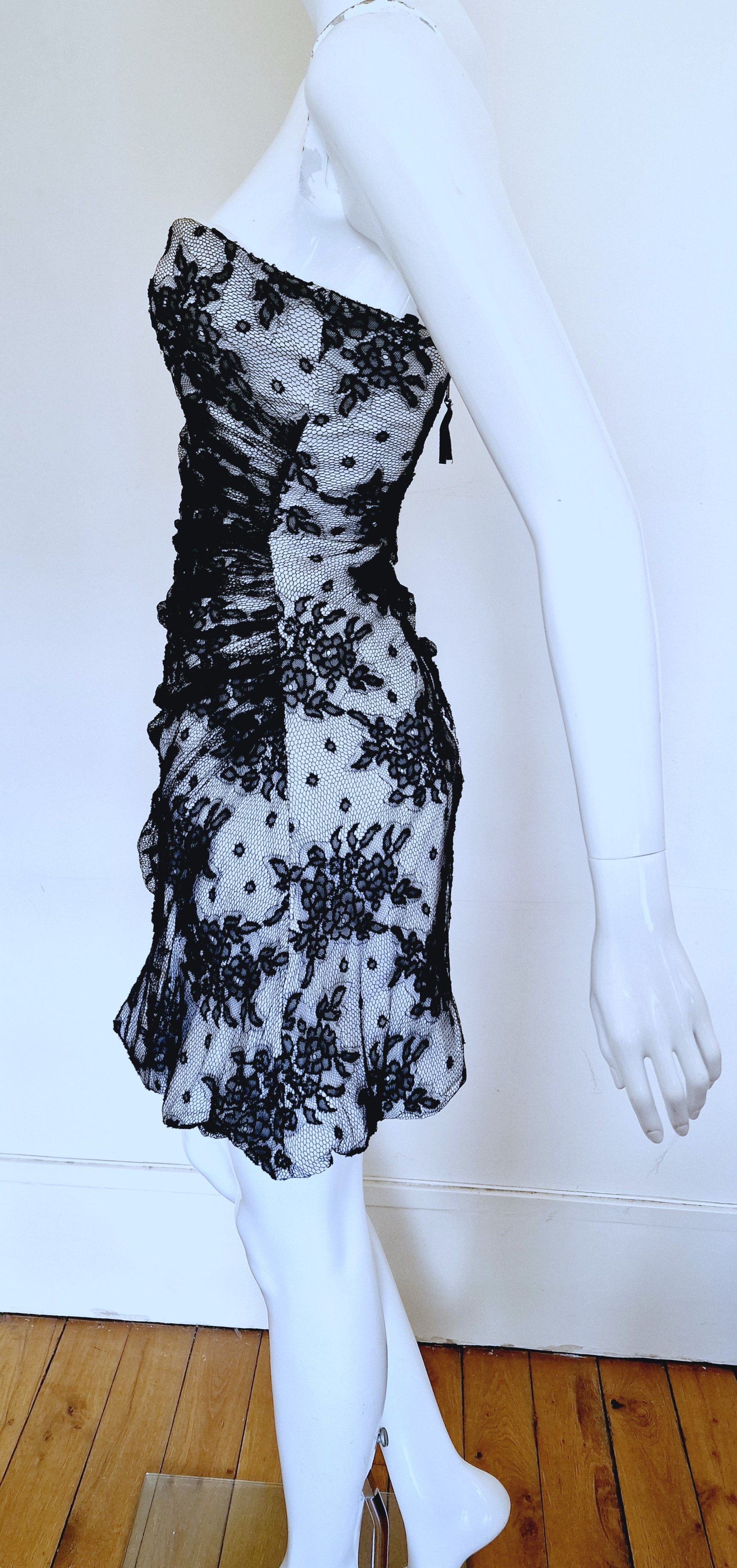 Dolce & Gabbana Dolce & Gabbana D&G Lace Bustier Small Medium Corset Dress Size S / US 4 / IT 40 - 6 Thumbnail