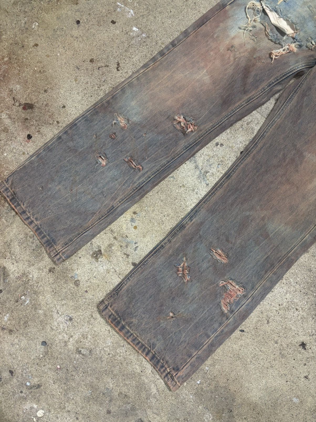 Carhartt Trashed wide leg denim Size US 30 / EU 46 - 3 Thumbnail