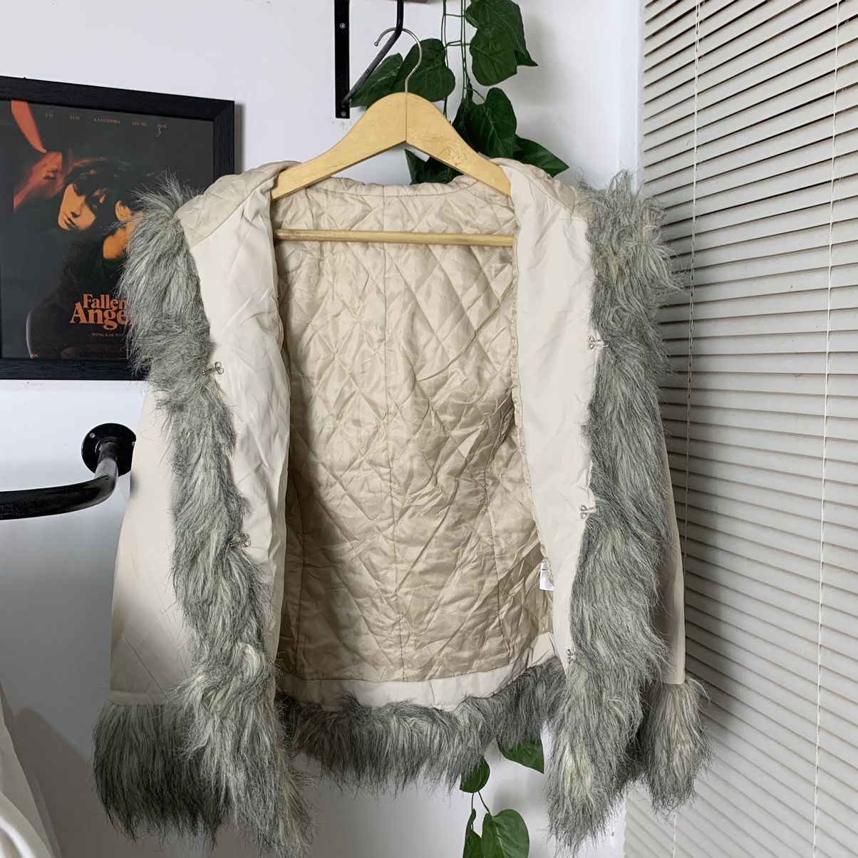 Other RARE Vintage Uniqlo Sheepskin Faux Fur Jacket Size L / US 10 / IT 46 - 5 Thumbnail