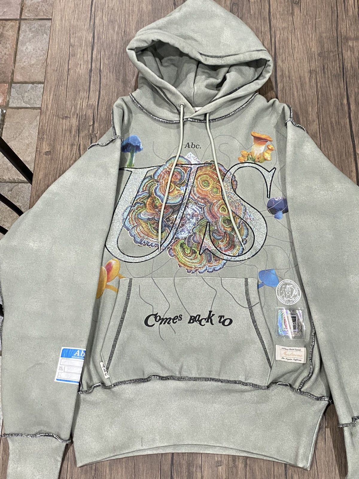 evangelion] RADIO EVA Illustration Parka δ /WHITE(COLOR) M