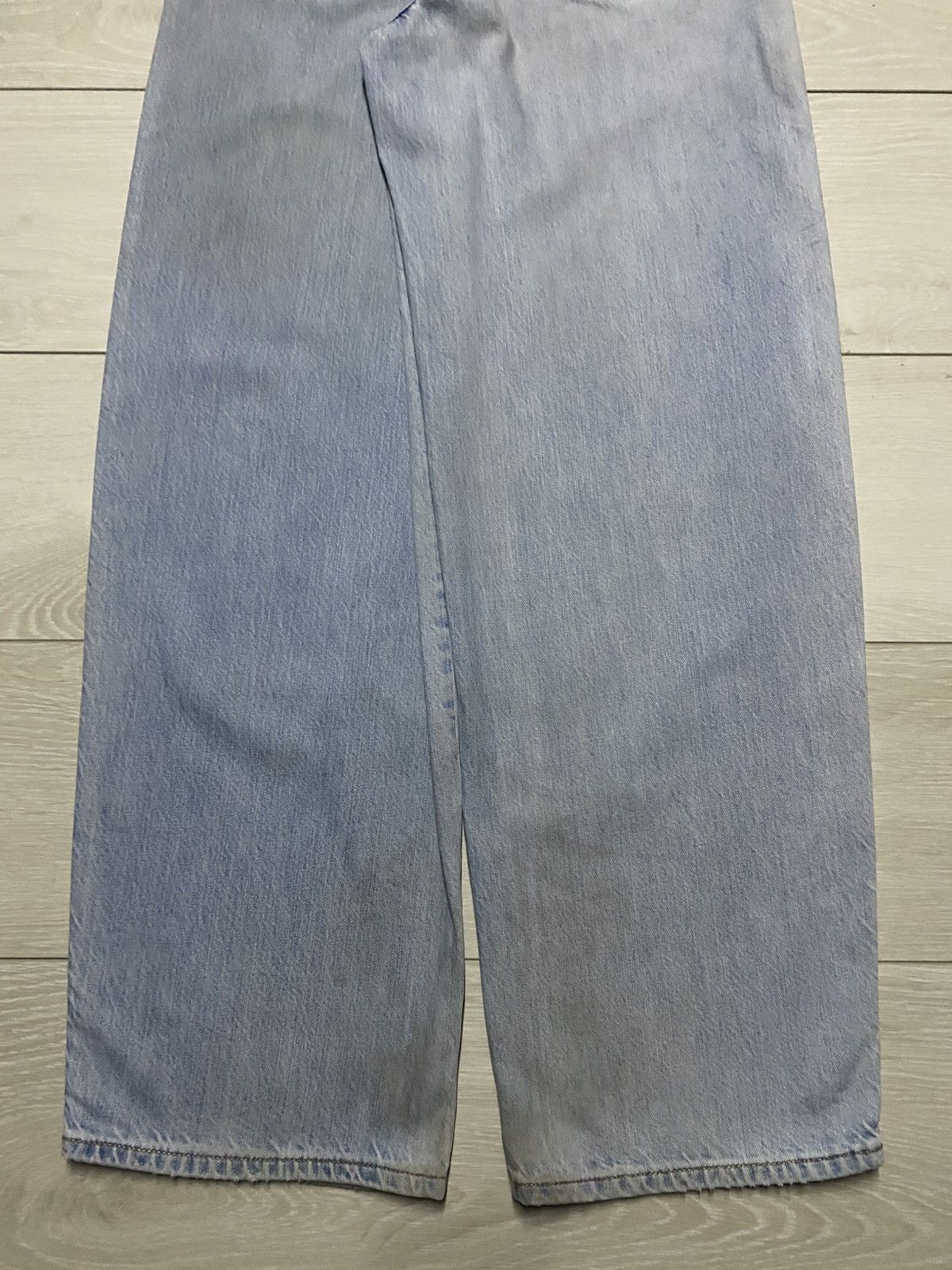 Christophe Lemaire Vintage Uniqlo Fade Wash Super Baggy Jeans Size 27" / US 4 / IT 40 - 6 Thumbnail