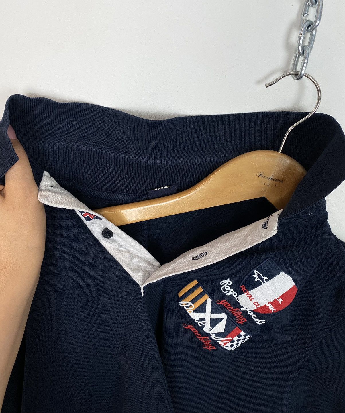 Paul & Shark Vintage Paul & Shark Made In Italy Polo Shirt Embroidered Size US M / EU 48-50 / 2 - 7 Thumbnail