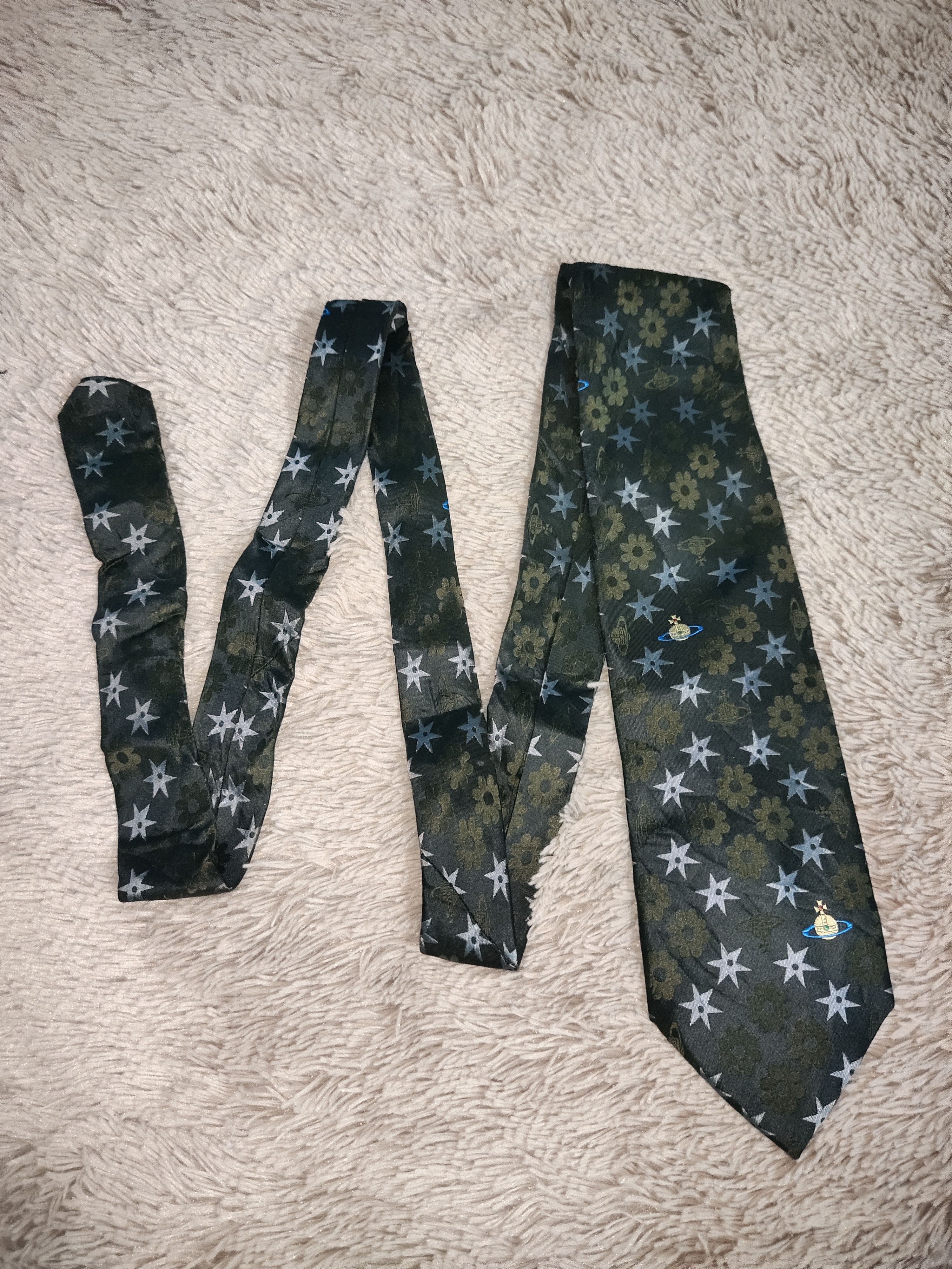 Vivienne Westwood Vivienne Westwood Silk Tie Star Logo Size ONE SIZE - 1 Thumbnail