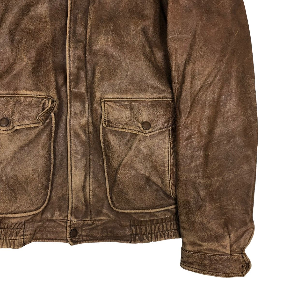 Harley Davidson 🔥80’s Vtg Biker Leather Jacket Harley Davidson USA Size US M / EU 48-50 / 2 - 5 Thumbnail