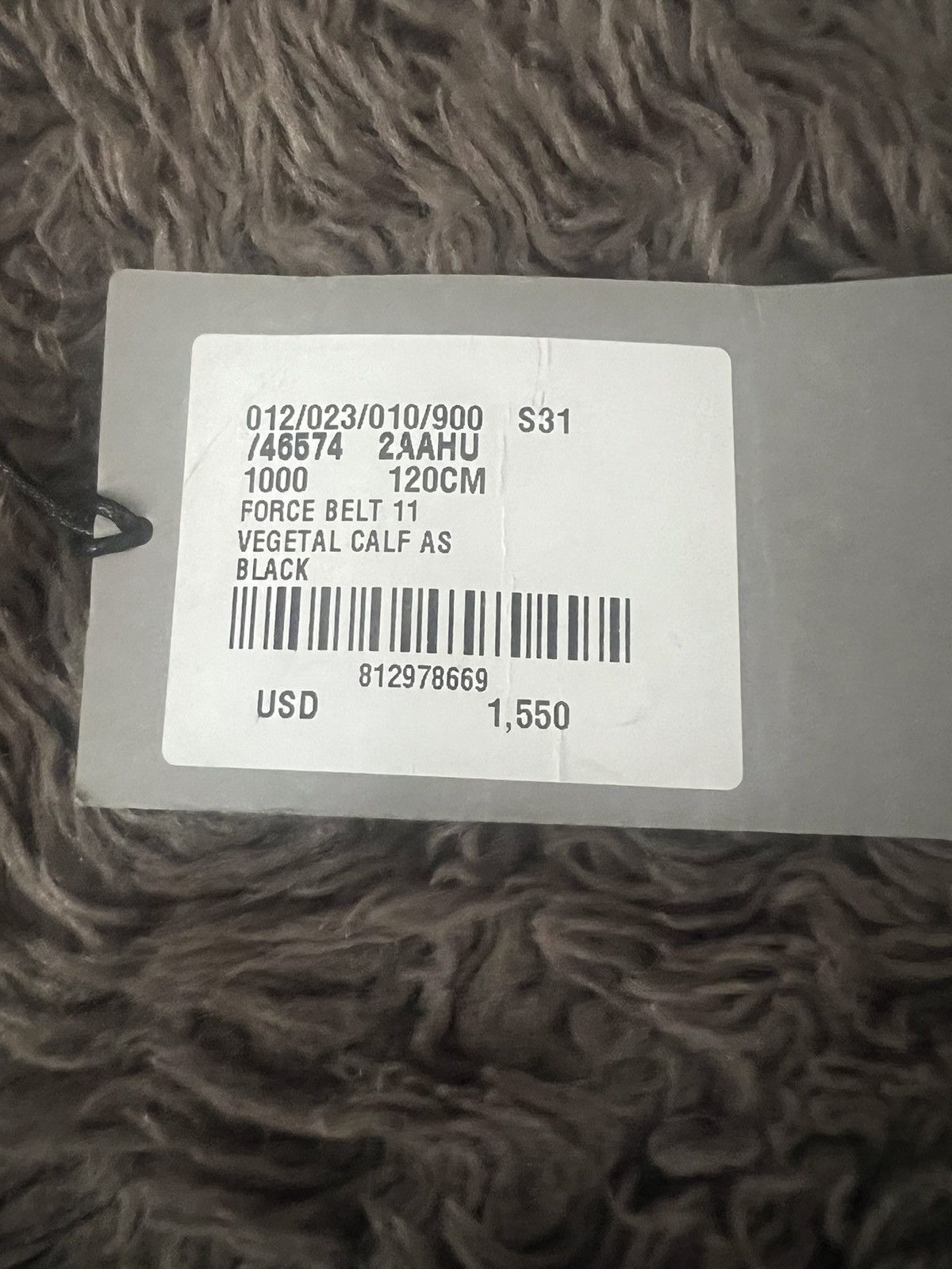 Balenciaga Balenciaga Force Leather Belt Size 40 - 8 Thumbnail