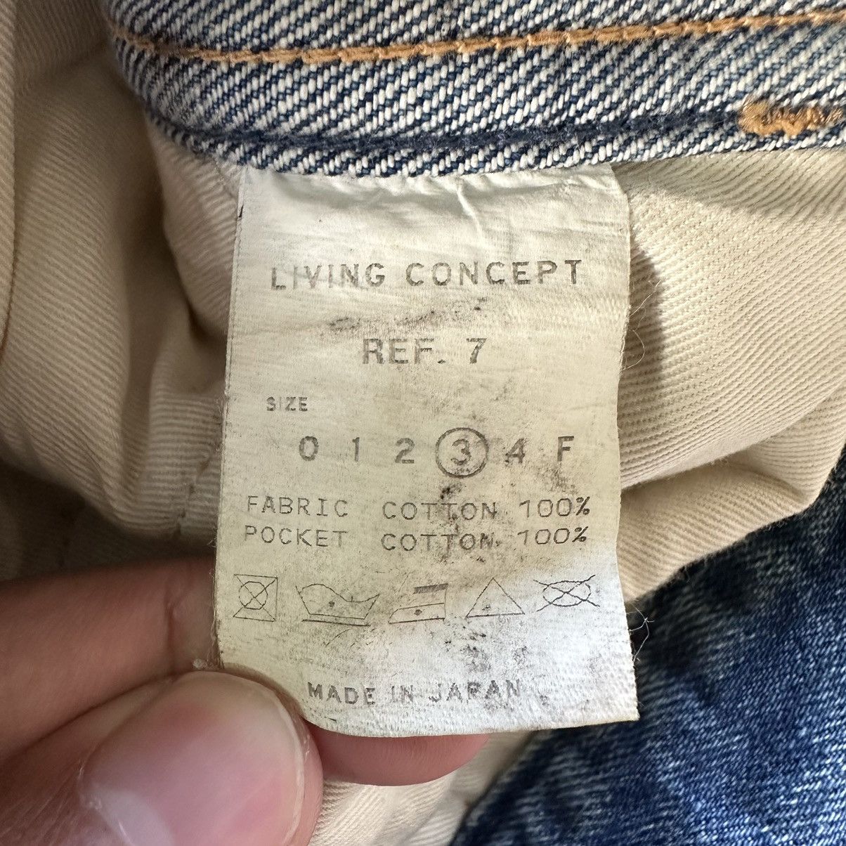Japanese Brand Vintage Living Concept Japanese Talon Faded Jean Distressed Size US 31 - 8 Thumbnail