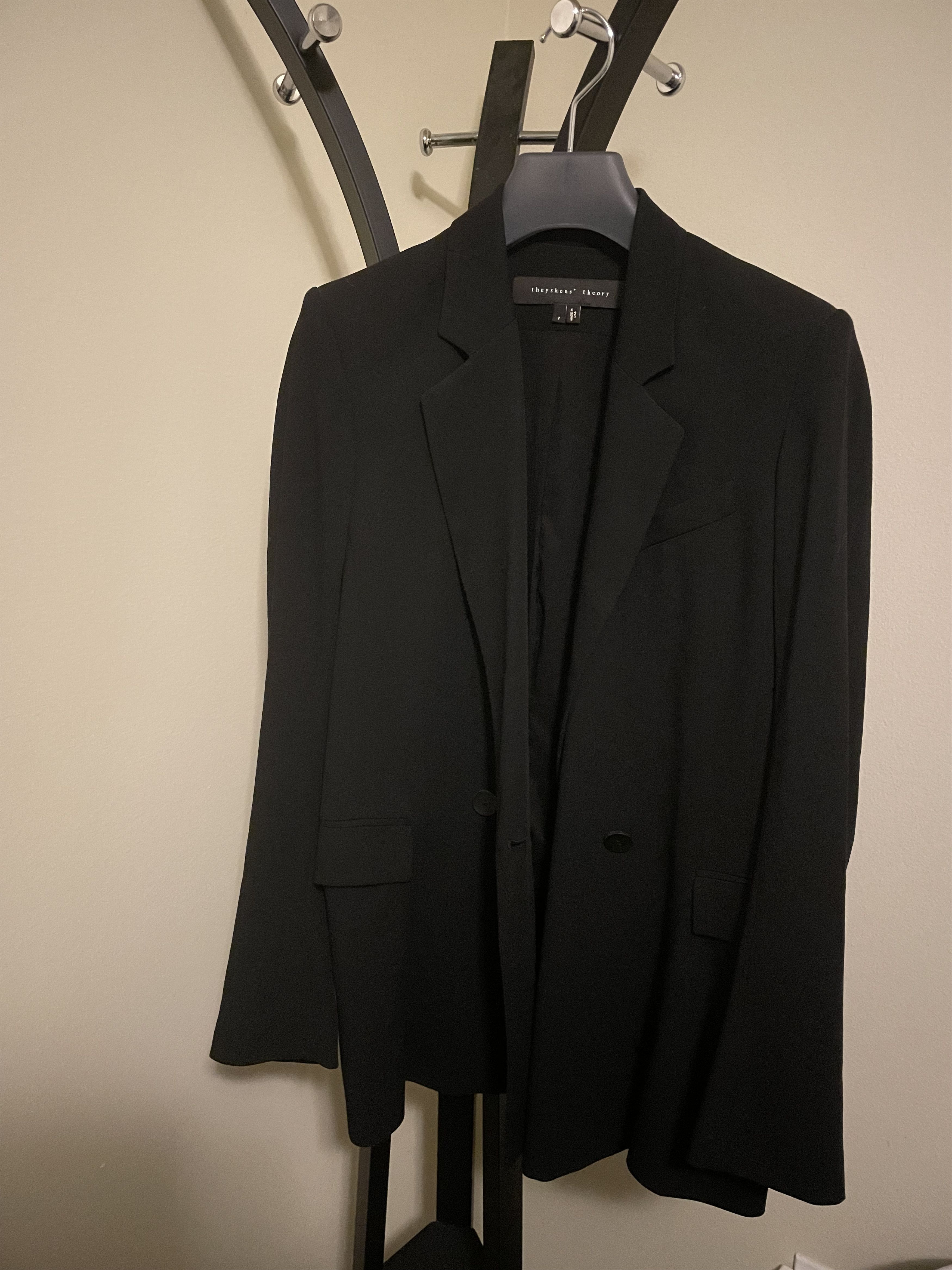 Olivier Theyskens × Theory Theysken's Theory Black Blazer - Like New Size XS / US 0-2 / IT 36-38 - 1 Thumbnail