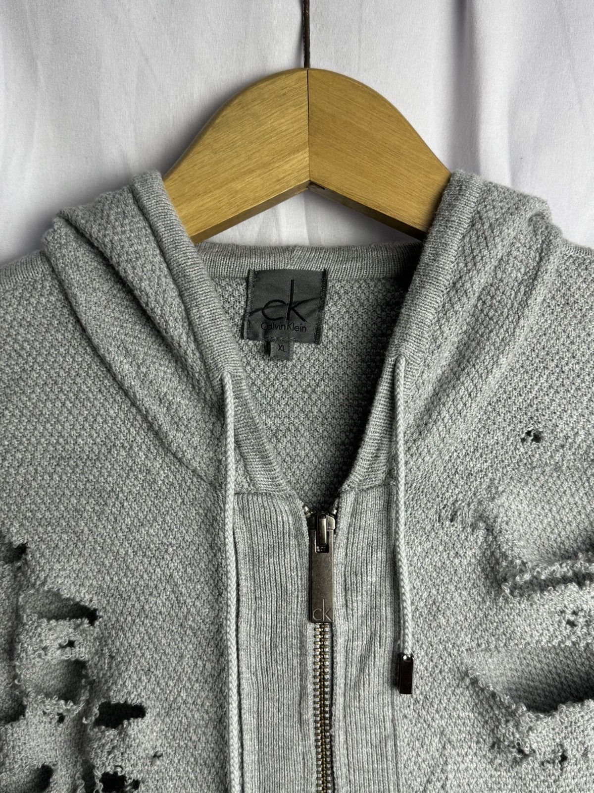 4GSELLER × Japanese Brand × PPFM Distressed Hoodie Calvin Klein Ifsixwasnine lgb Size US L / EU 52-54 / 3 - 6 Thumbnail