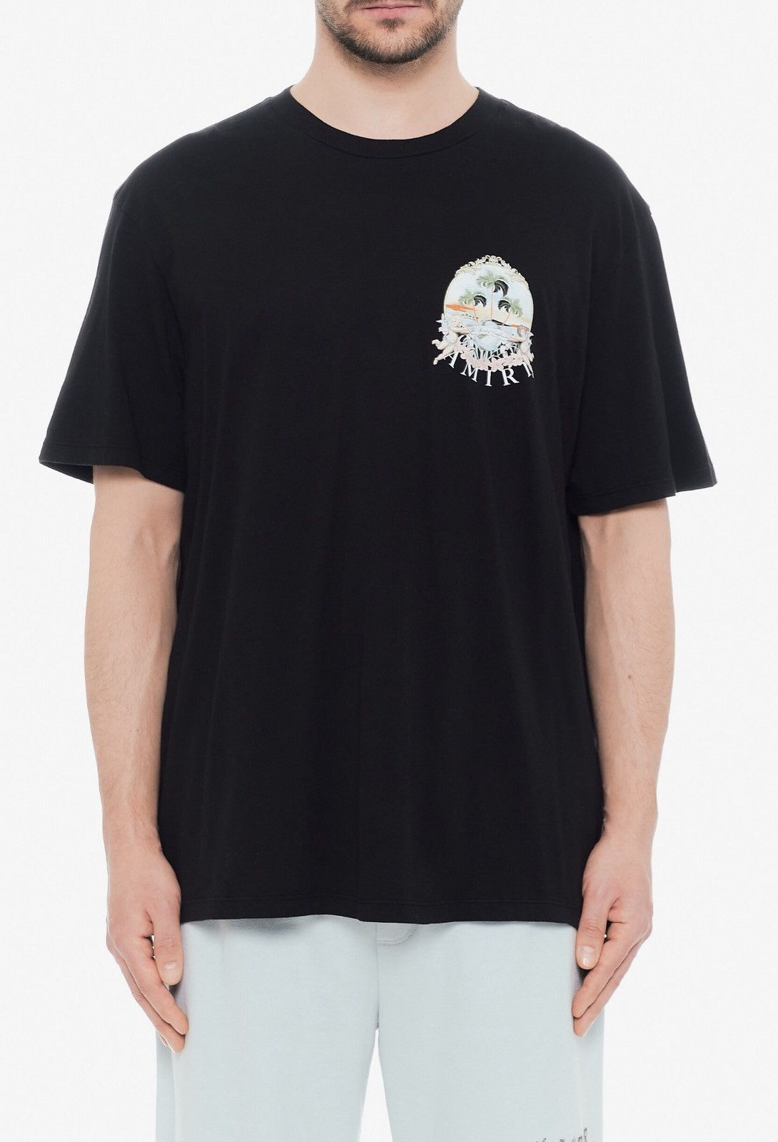Amiri Last Size!!! Amiri Cherub Logo Print T-Shirt Size US XXL / EU 58 / 5 - 2 Thumbnail