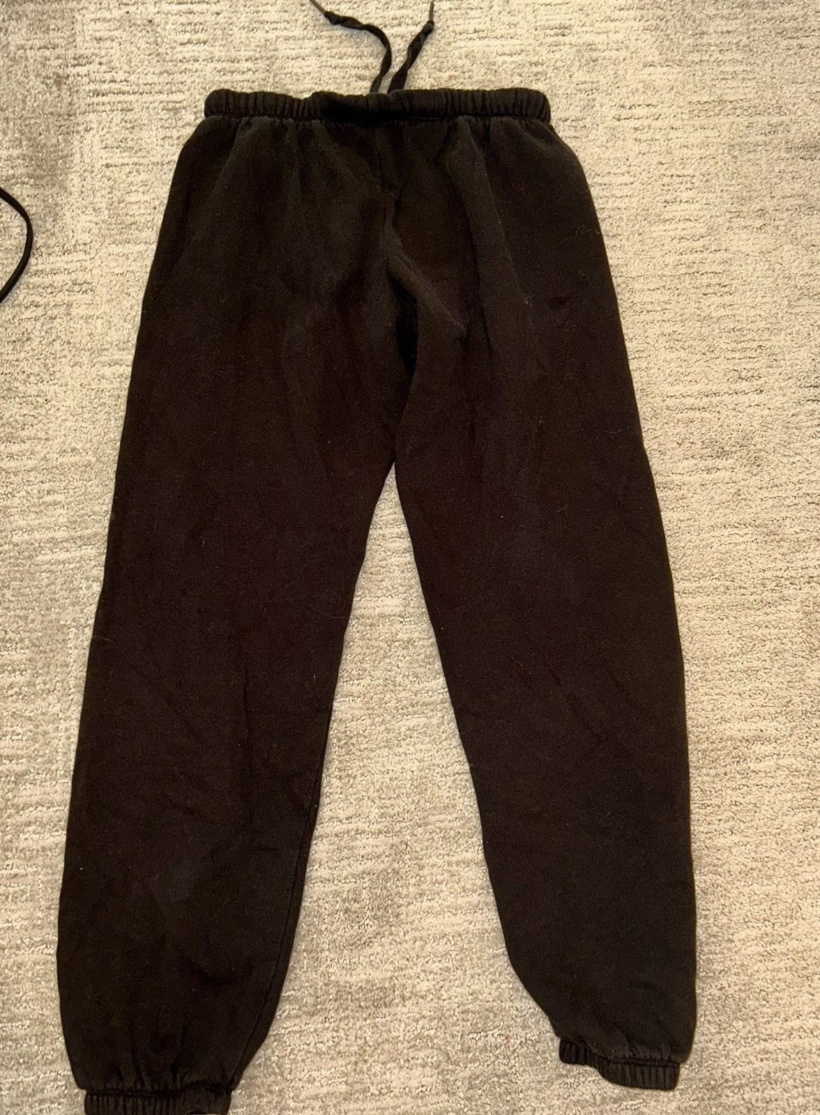 Pink Victoria’s secret pink black sweatpants short length Size 26" / US 2 / IT 38 - 3 Thumbnail