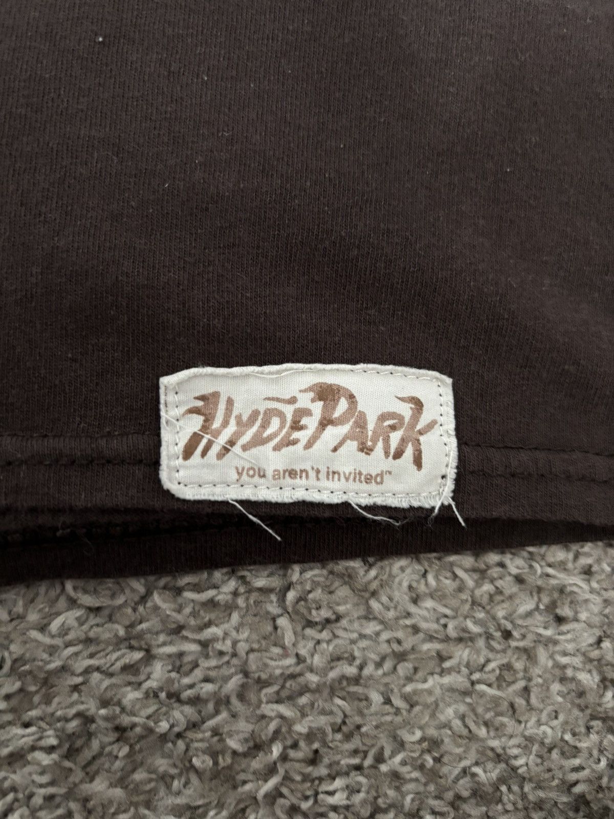 Hyde Park Goods Brown You Aren’t Invited Hyde Park T-Shirt Size US S / EU 44-46 / 1 - 3 Thumbnail