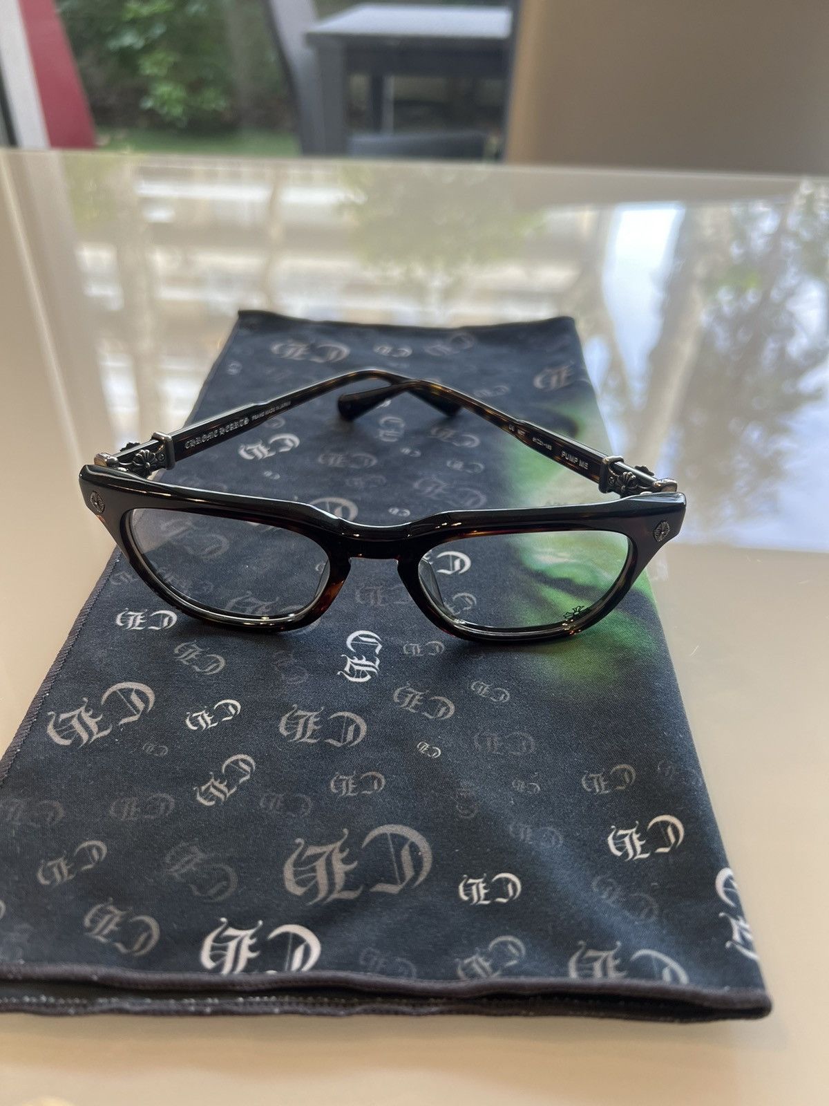 Chrome Hearts Chrome Hearts Midnight Glasses “Pump Me” Size ONE SIZE - 1 Thumbnail