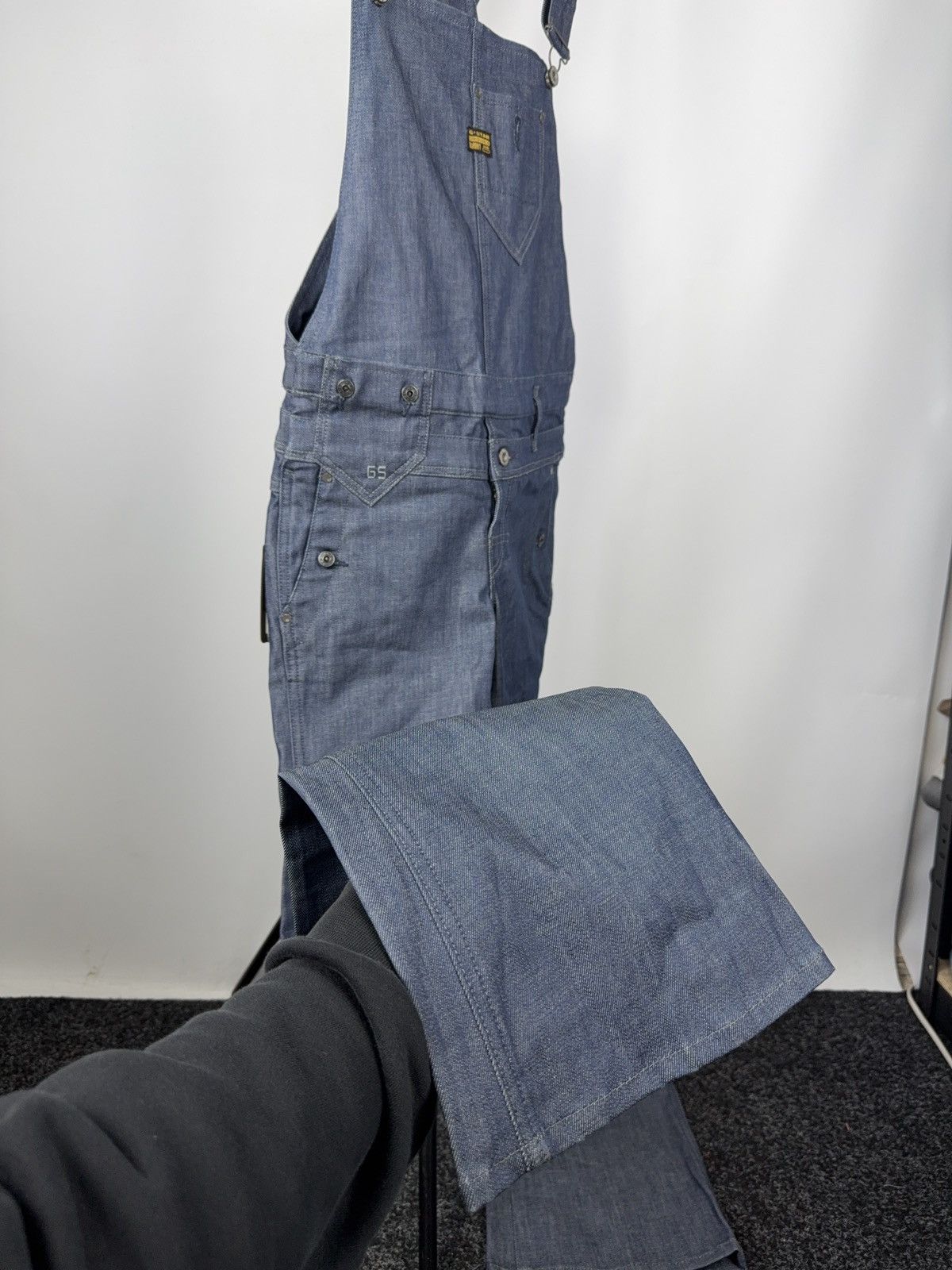 G-Star × Japanese Brand NWT G-Star RAW Denim Overalls Jumpsuit Flared Legs Size S Size 27" / US 4 / IT 40 - 3 Thumbnail