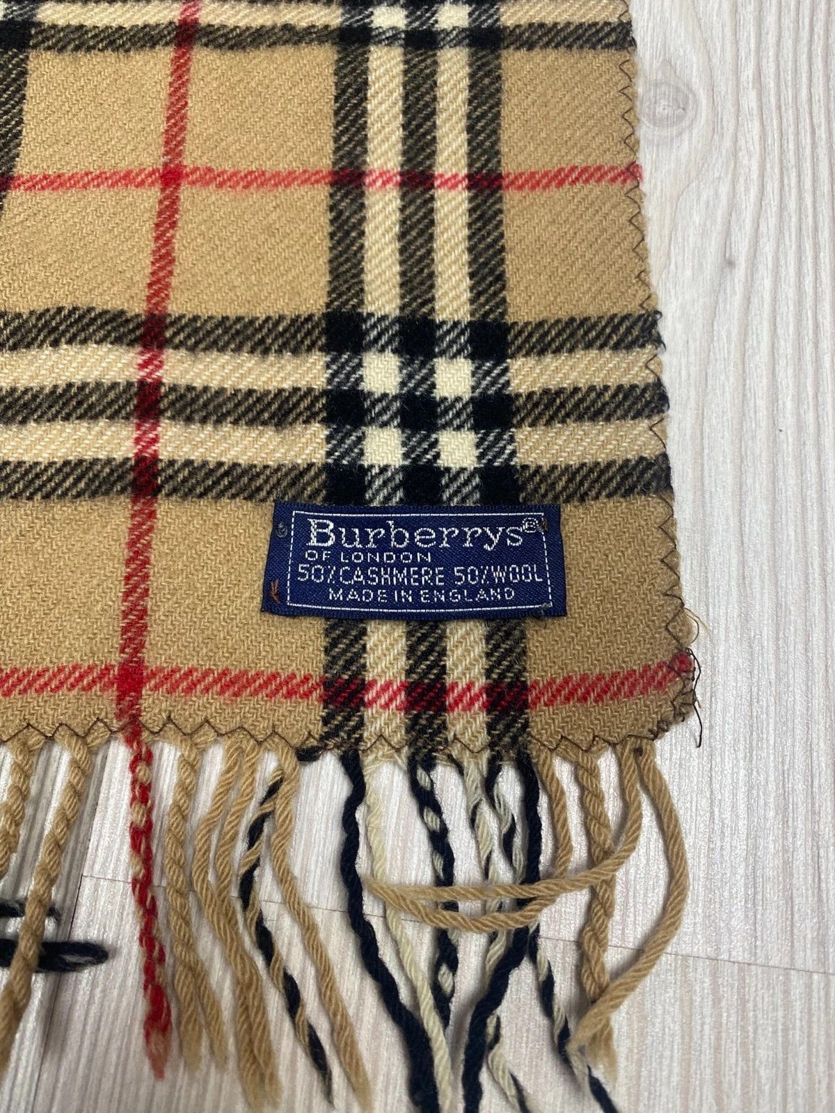 Burberry Burberry London Scarf Nova Check - 50% Cashmere 50% Wool Size ONE SIZE - 3 Thumbnail