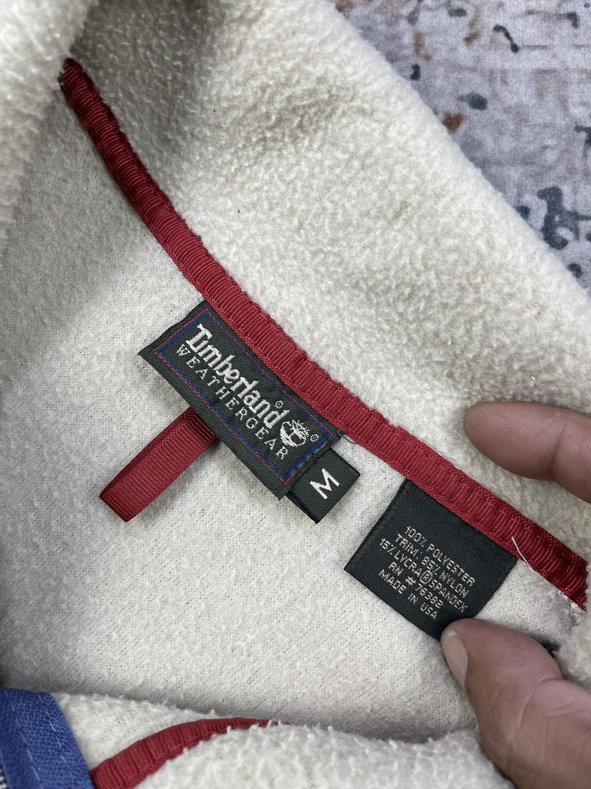 Timberland Vtg USA Timberland Weathergear Fleece Zipper Jacket Size US M / EU 48-50 / 2 - 13 Thumbnail