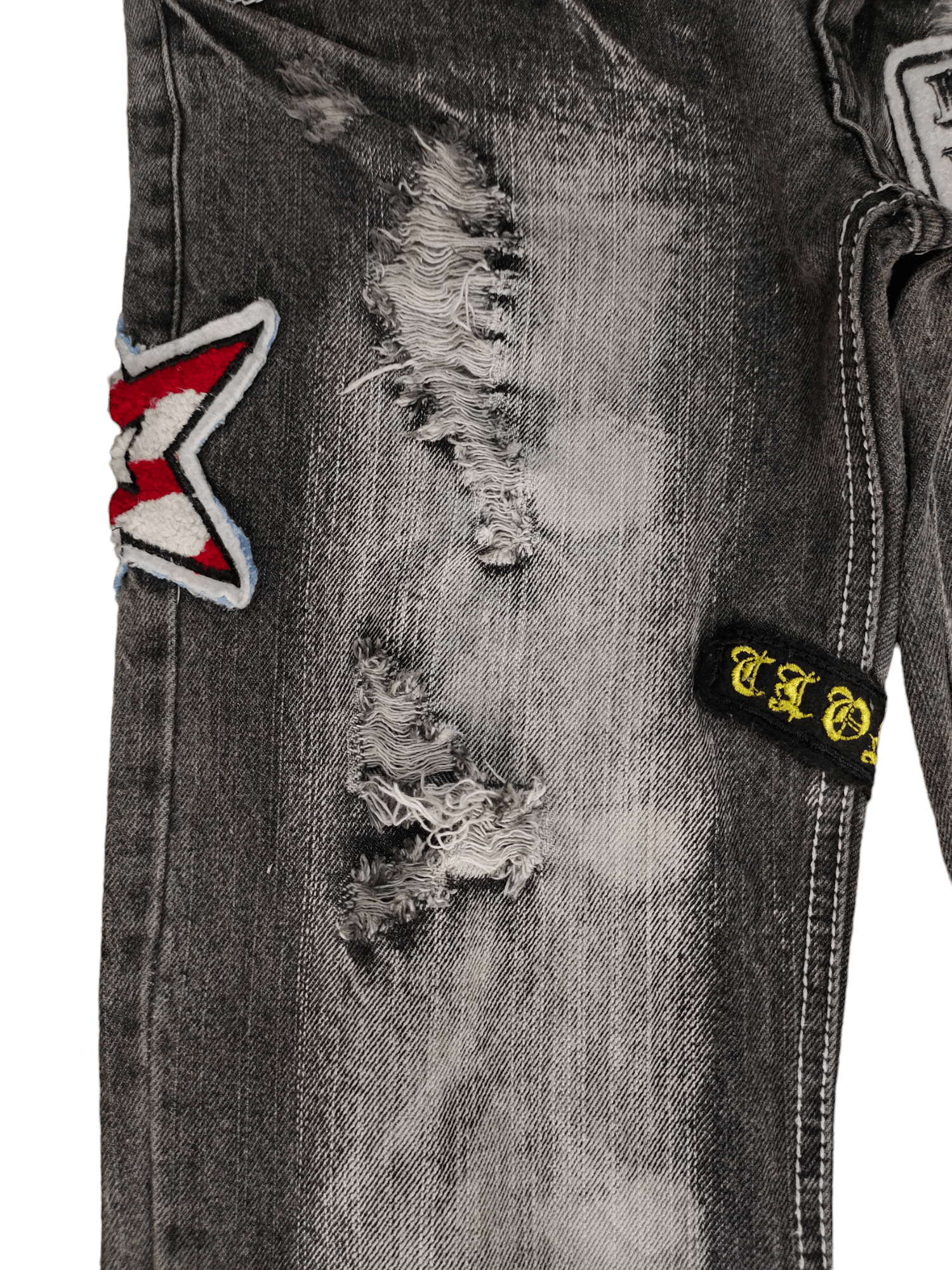If Six Was Nine Vintage Clone Japan Patches Distress Faded Undercover Style Size US 30 / EU 46 - 8 Thumbnail