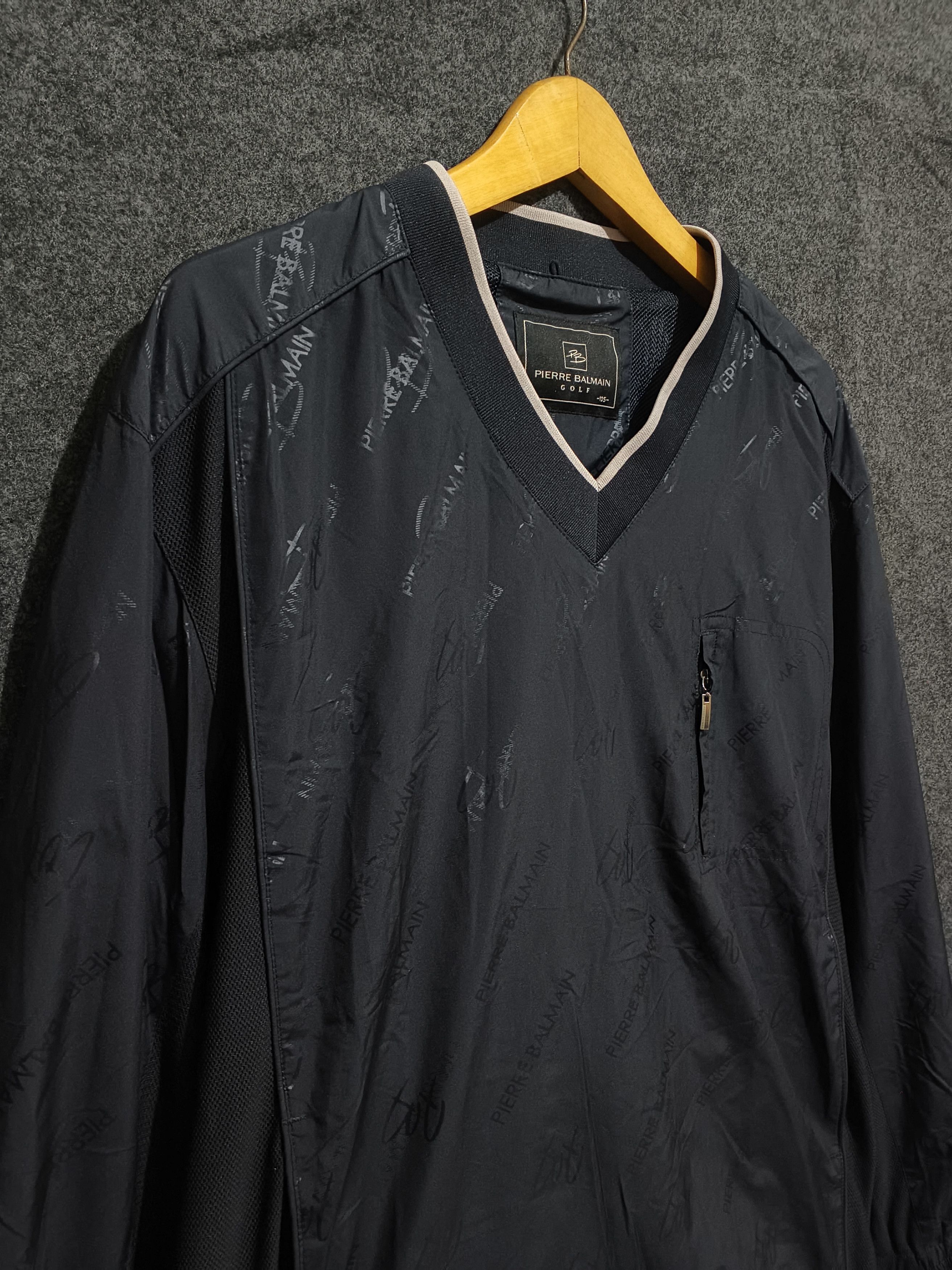 Pierre Balmain Vintage 90s Pierre Balmain Golf Monogram AOP Windbreaker Size US XL / EU 56 / 4 - 4 Thumbnail