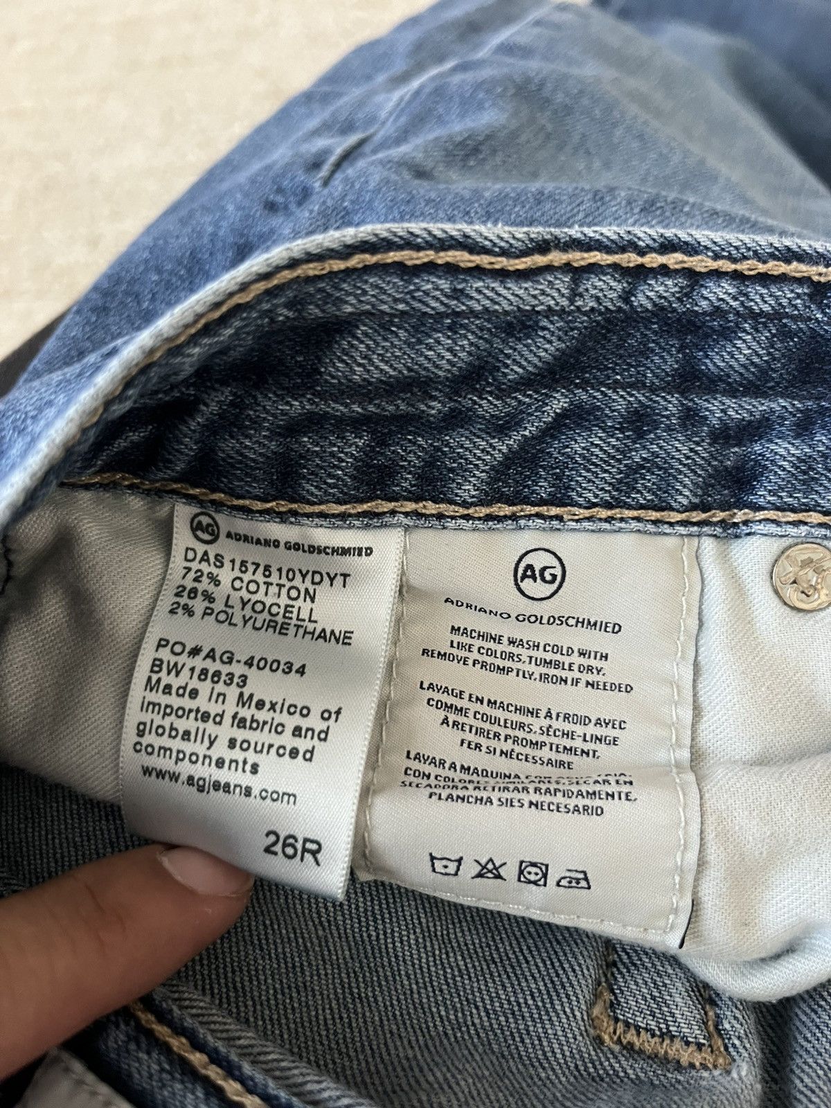 AG Adriano Goldschmied AG-ED Denim Jeans Size 26" / US 2 / IT 38 - 3 Thumbnail
