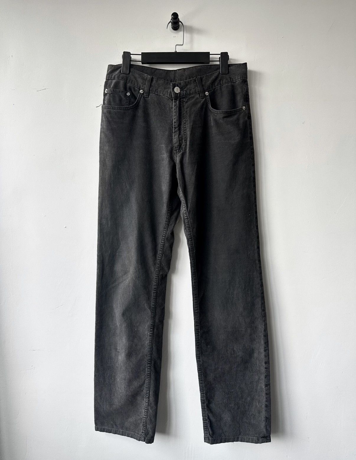 Helmut Lang Helmut Lang vintage corduroy black denim K7 Size US 32 / EU 48 - 1 Thumbnail