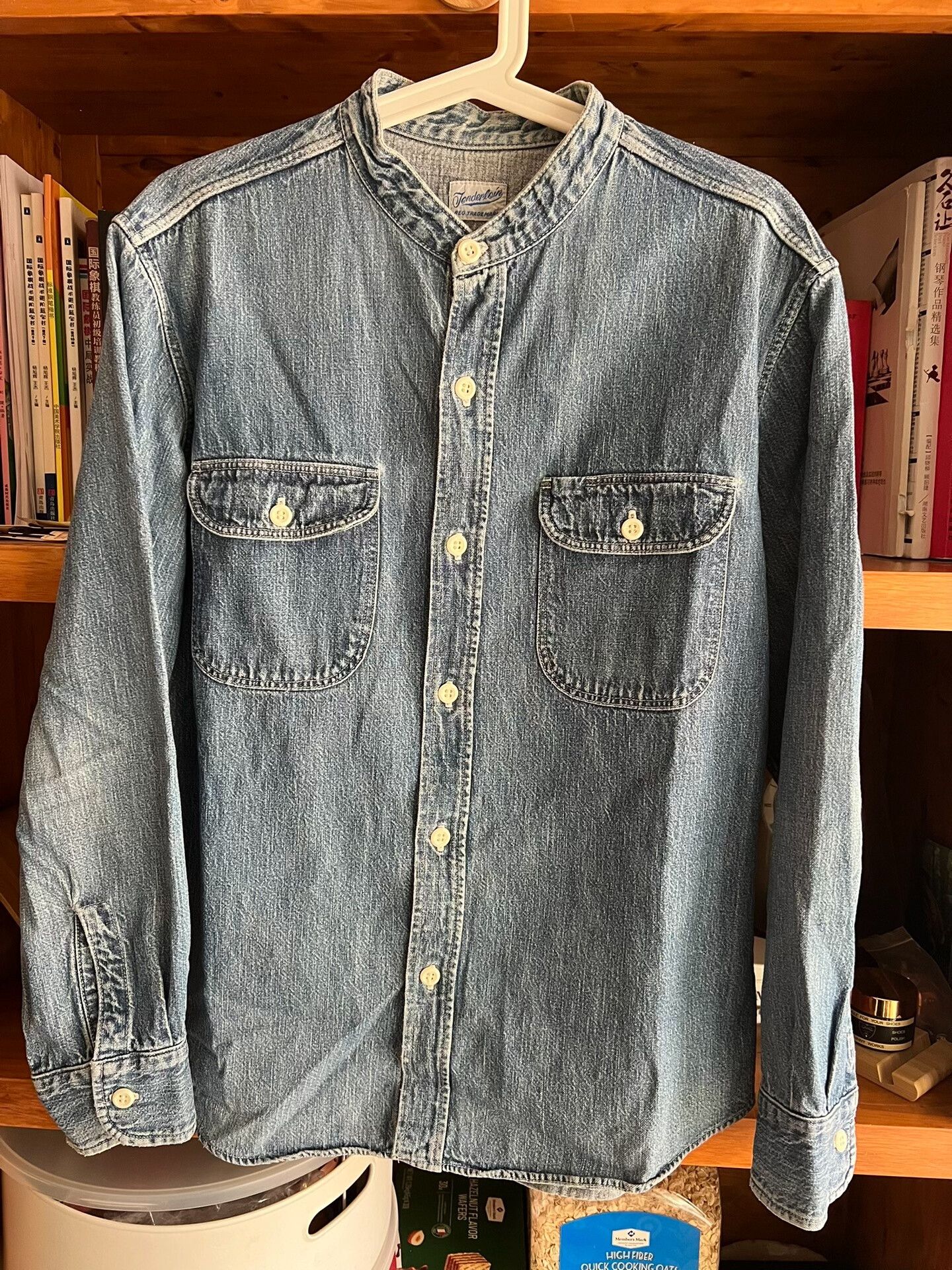 Tenderloin Tenderloin Denim Work Shirt Stand Collar Size US M / EU 48-50 / 2 - 1 Thumbnail