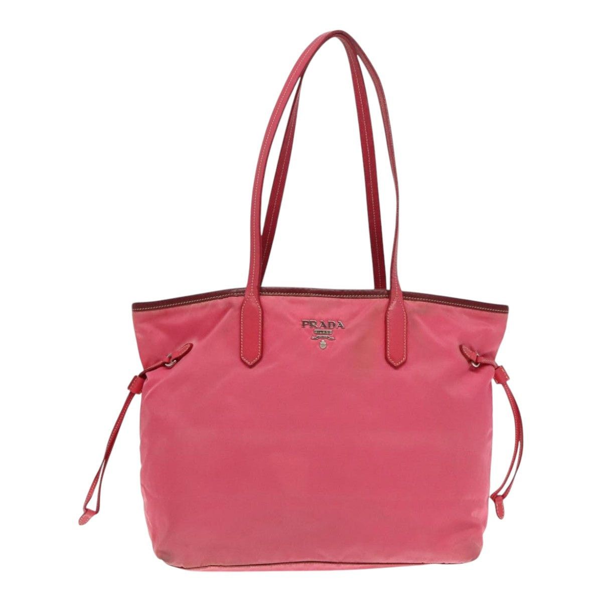 Prada PRADA Tote Bag Nylon Pink Silver Size ONE SIZE - 13 Thumbnail