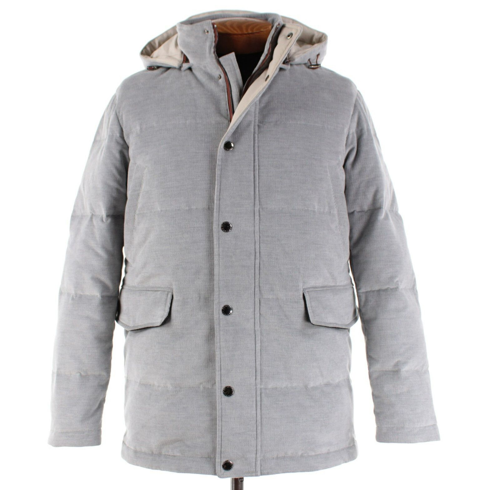 Luciano Barbera Luciano Barbera Jacket Size M US In Gray Cotton Blend Size US M / EU 48-50 / 2 - 1 Thumbnail