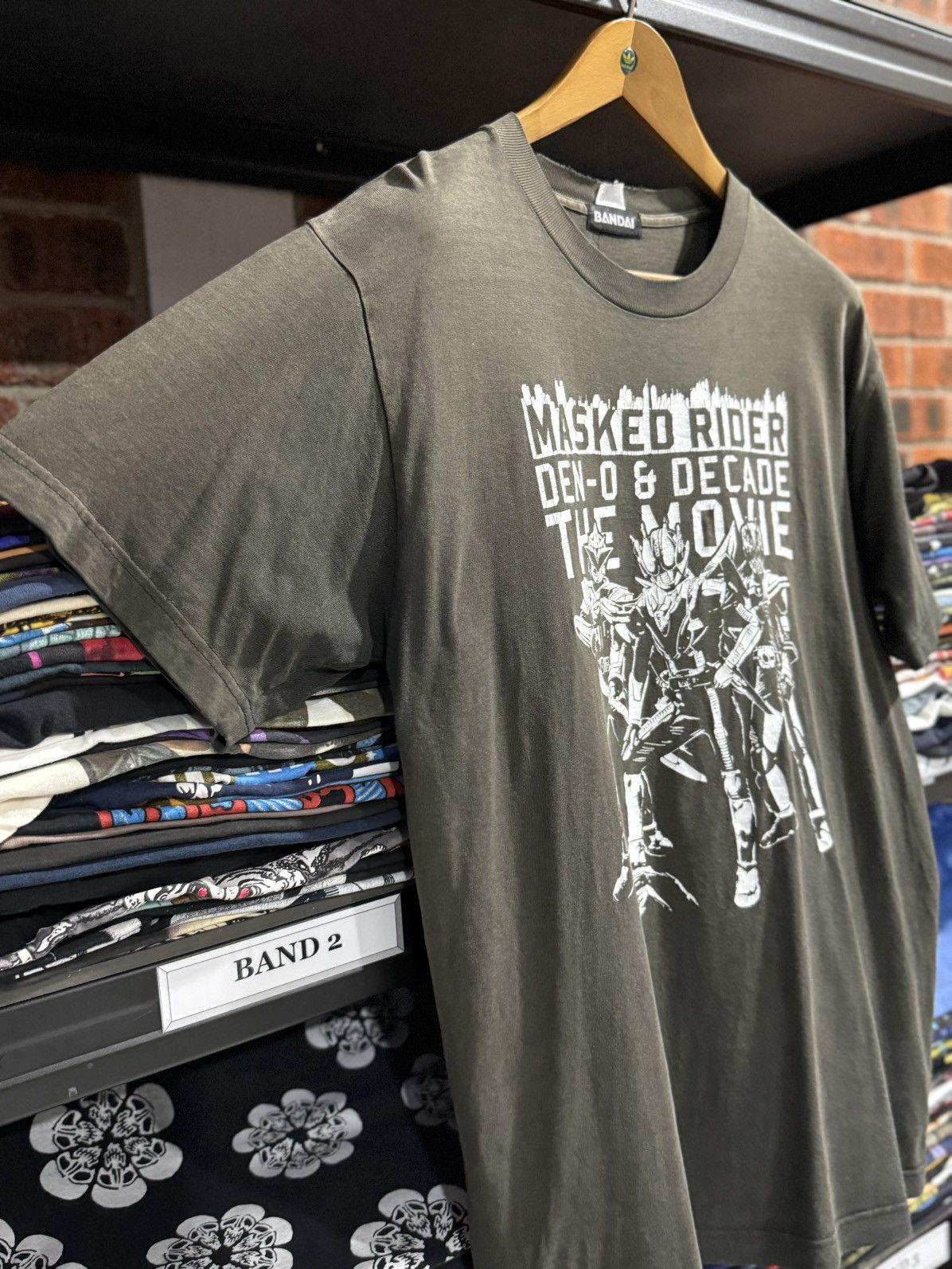 Anime × Vintage Thrashed Vintage Masked Rider Bandai Sun Faded Tee Size US L / EU 52-54 / 3 - 6 Thumbnail
