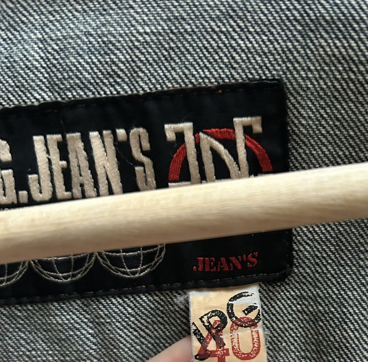 Jean Paul Gaultier JPG Jeans Jean Paul Gaultier Washed Reversed Denim Jacket Size S / US 4 / IT 40 - 12 Thumbnail