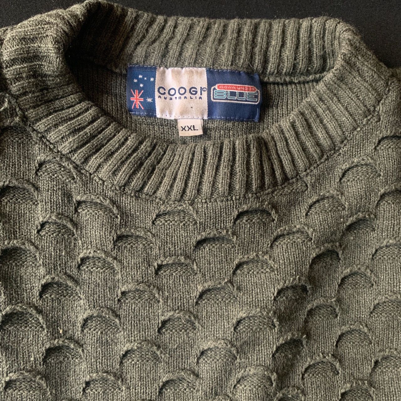 Coogi Coogi vintage olive sweater Size US XXL / EU 58 / 5 - 2 Thumbnail