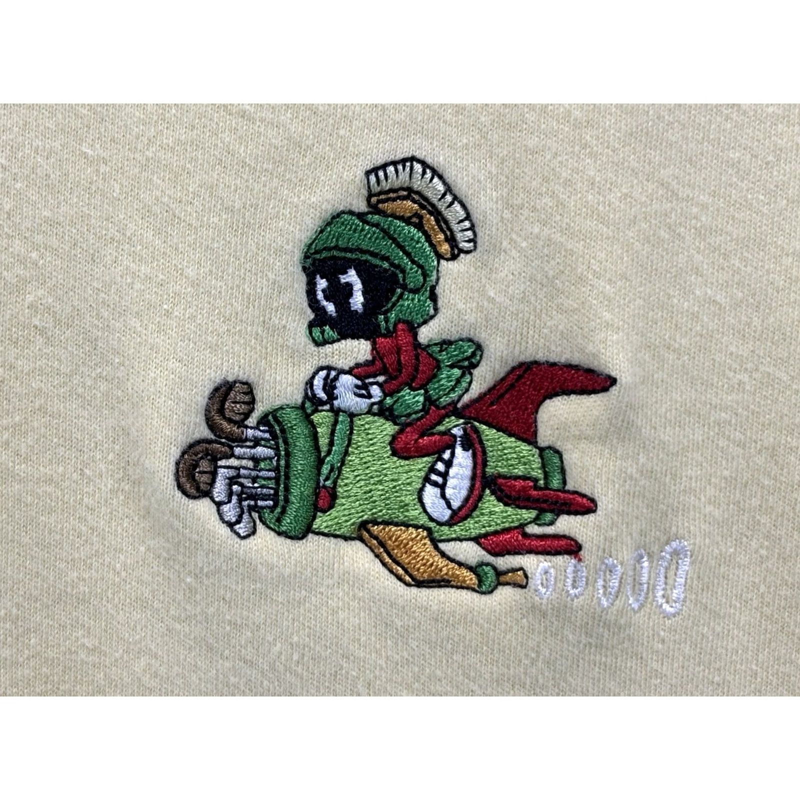Vintage Vtg 90s Warner Bros Marvin The Martian Golf Polo Shirt Embroidered Men’s XXL 2XL Size US XXL / EU 58 / 5 - 3 Thumbnail