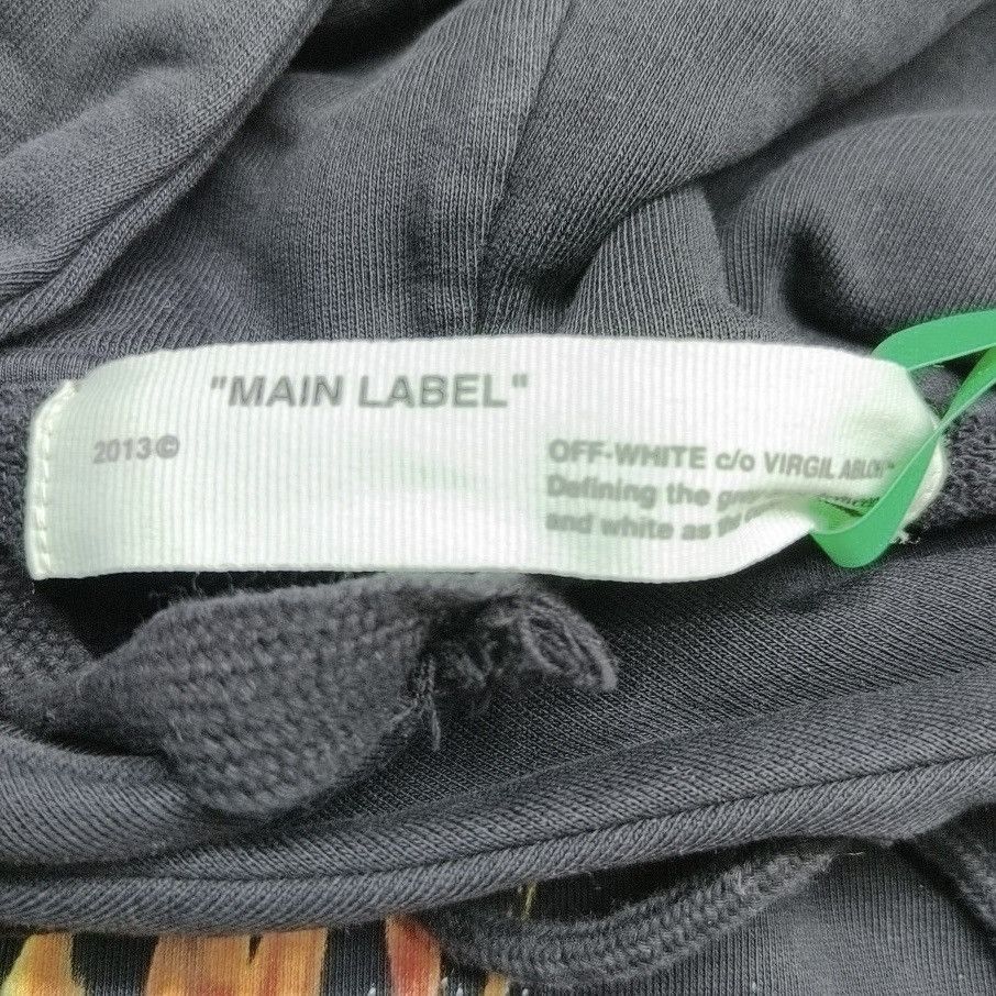 Off-White Off-White Diag Fire Back Zip Sweatshirt Size US XL / EU 56 / 4 - 3 Thumbnail
