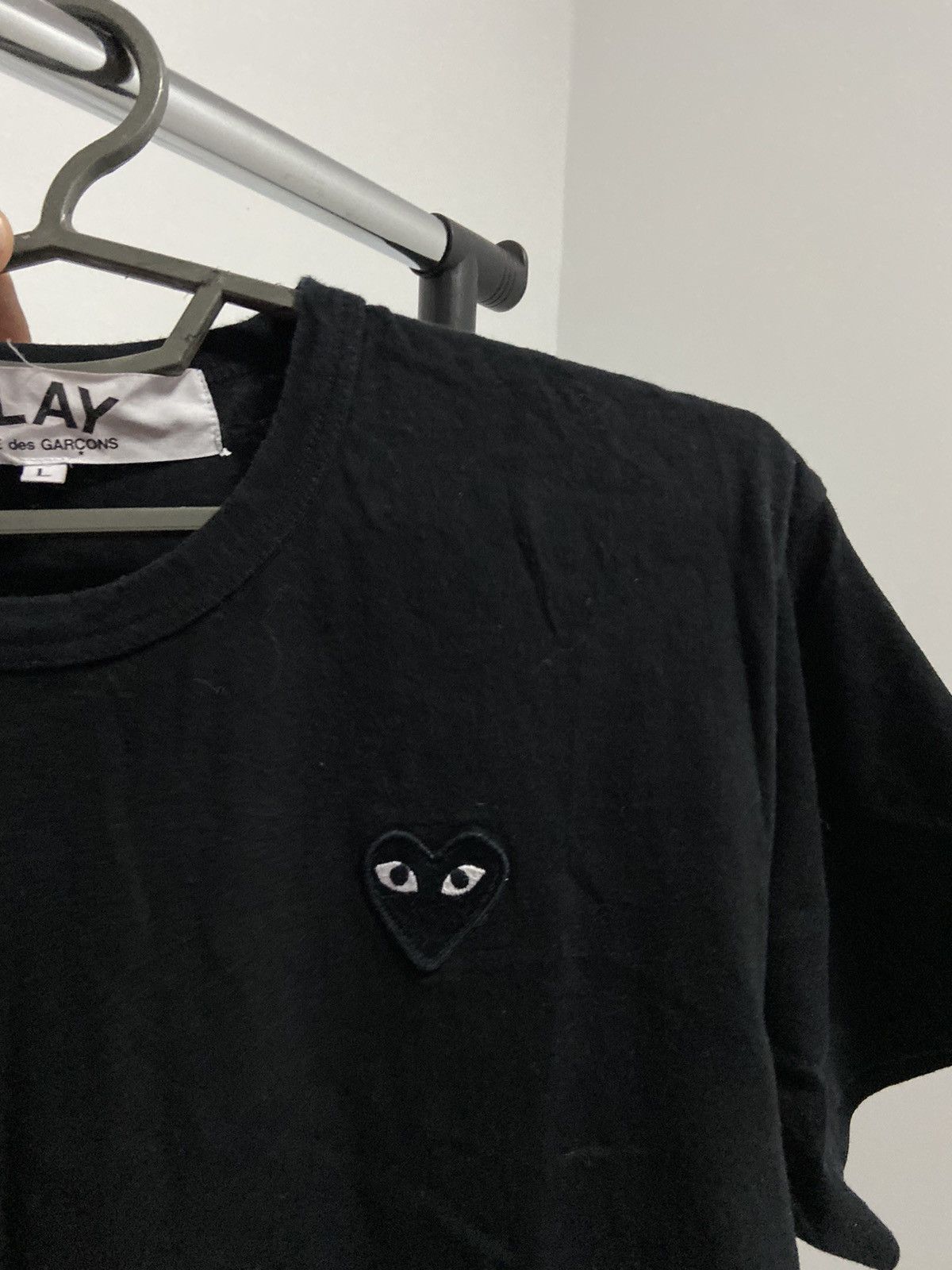 Comme des Garcons PLAY × Japanese Brand × Vintage Play Come Des Garcons Vintage T Shirt heart Logo Japanese Size US L / EU 52-54 / 3 - 3 Thumbnail