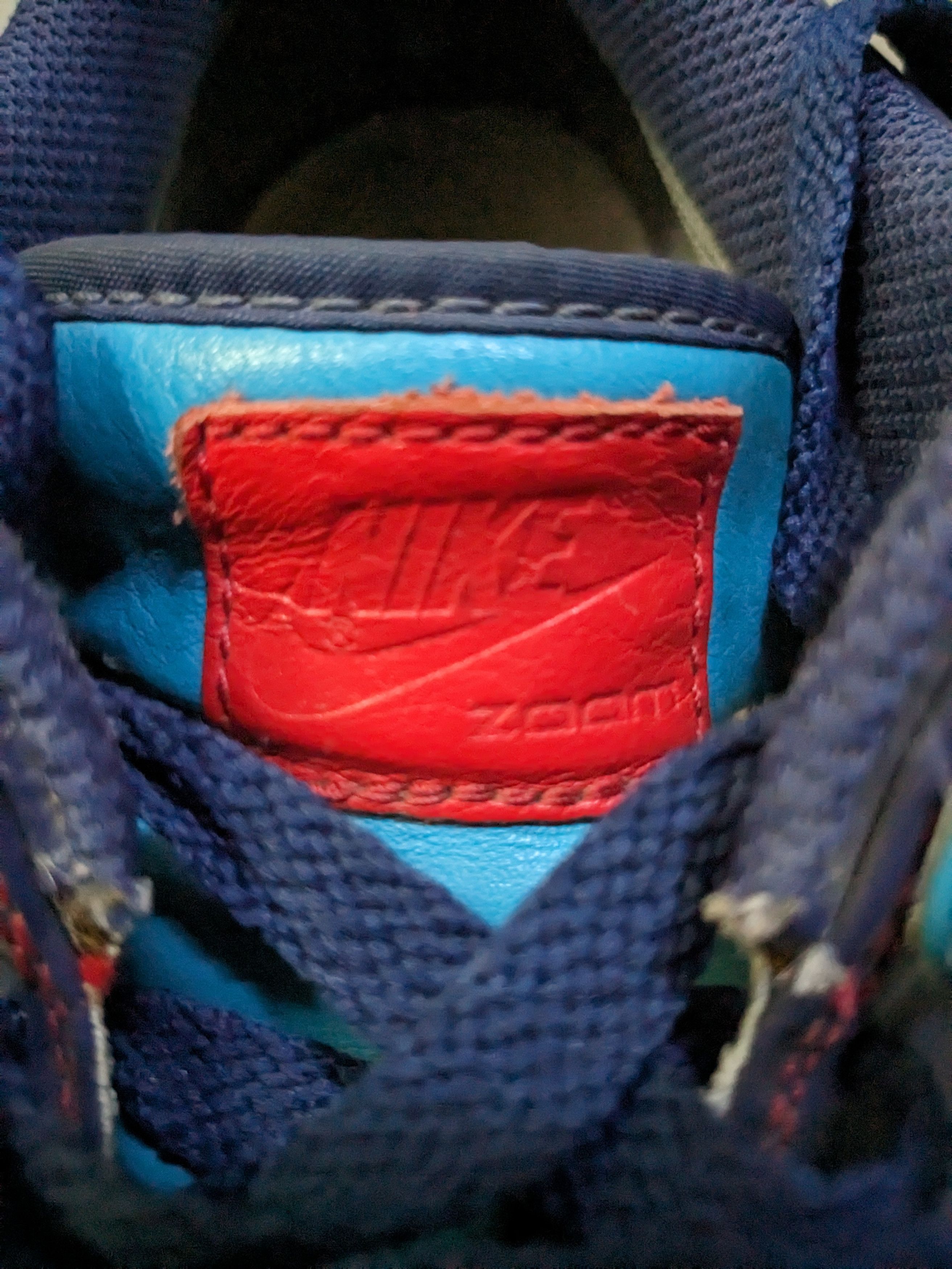 Nike Vintage Nike Dunk Low Purple Blue Red Size 11 Leather Y2K Size US 8.5 / EU 41-42 - 12 Thumbnail