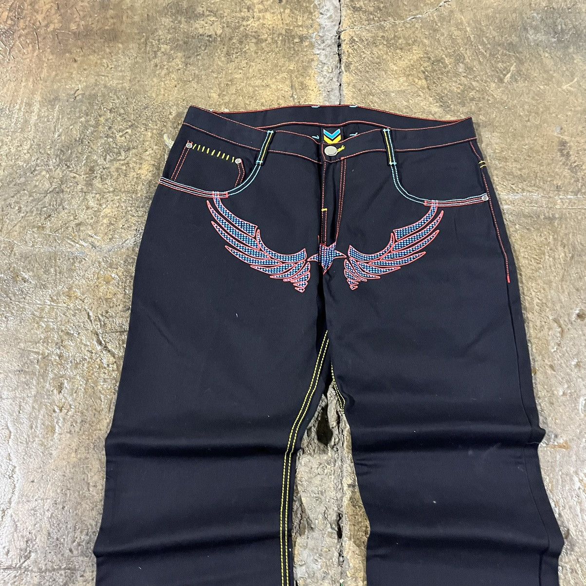 JNCO × Southpole × Vintage Crazy Vintage Y2K Baggy Skater Pants Wings Girls Wide Leg Size US 40 / EU 56 - 10 Thumbnail