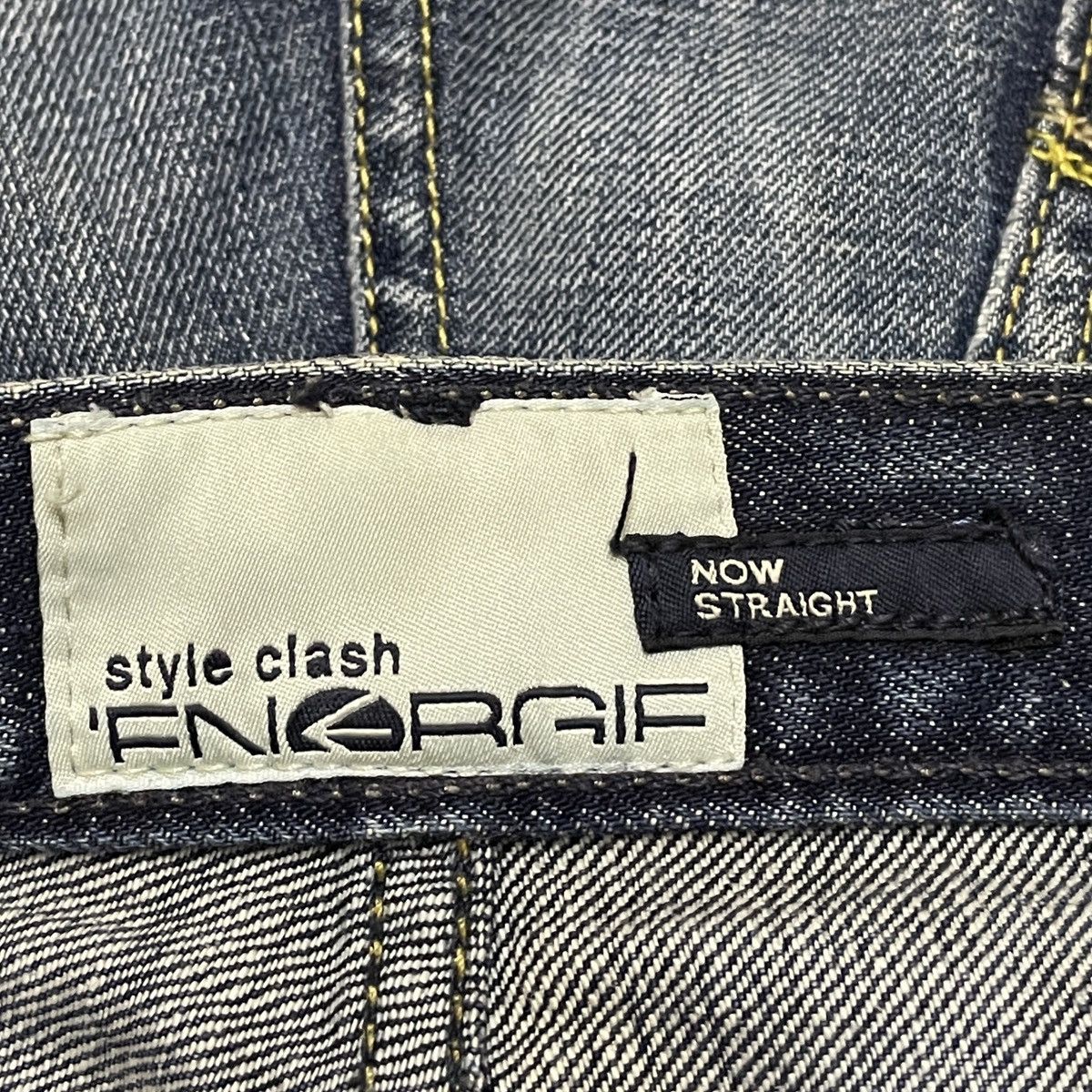 Energie Rare Design Vintage Brand Energie Distressed Jeans 2000s Size US 31 - 10 Thumbnail