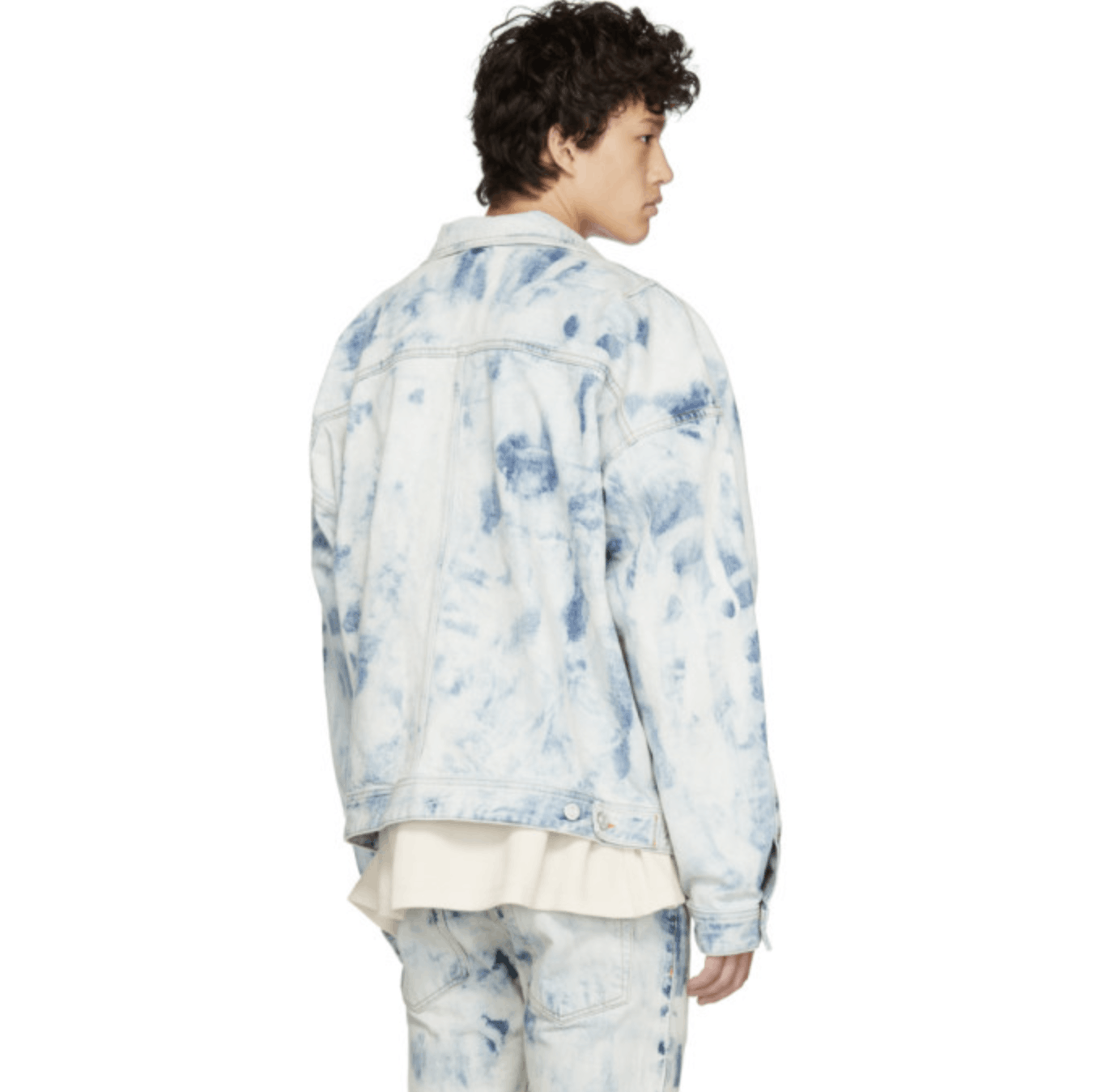 Fear of God INVERTED HOLY WATER $1300 NEW FIFTH DENIM JACKET FEAR OF GOD Size US L / EU 52-54 / 3 - 5 Thumbnail