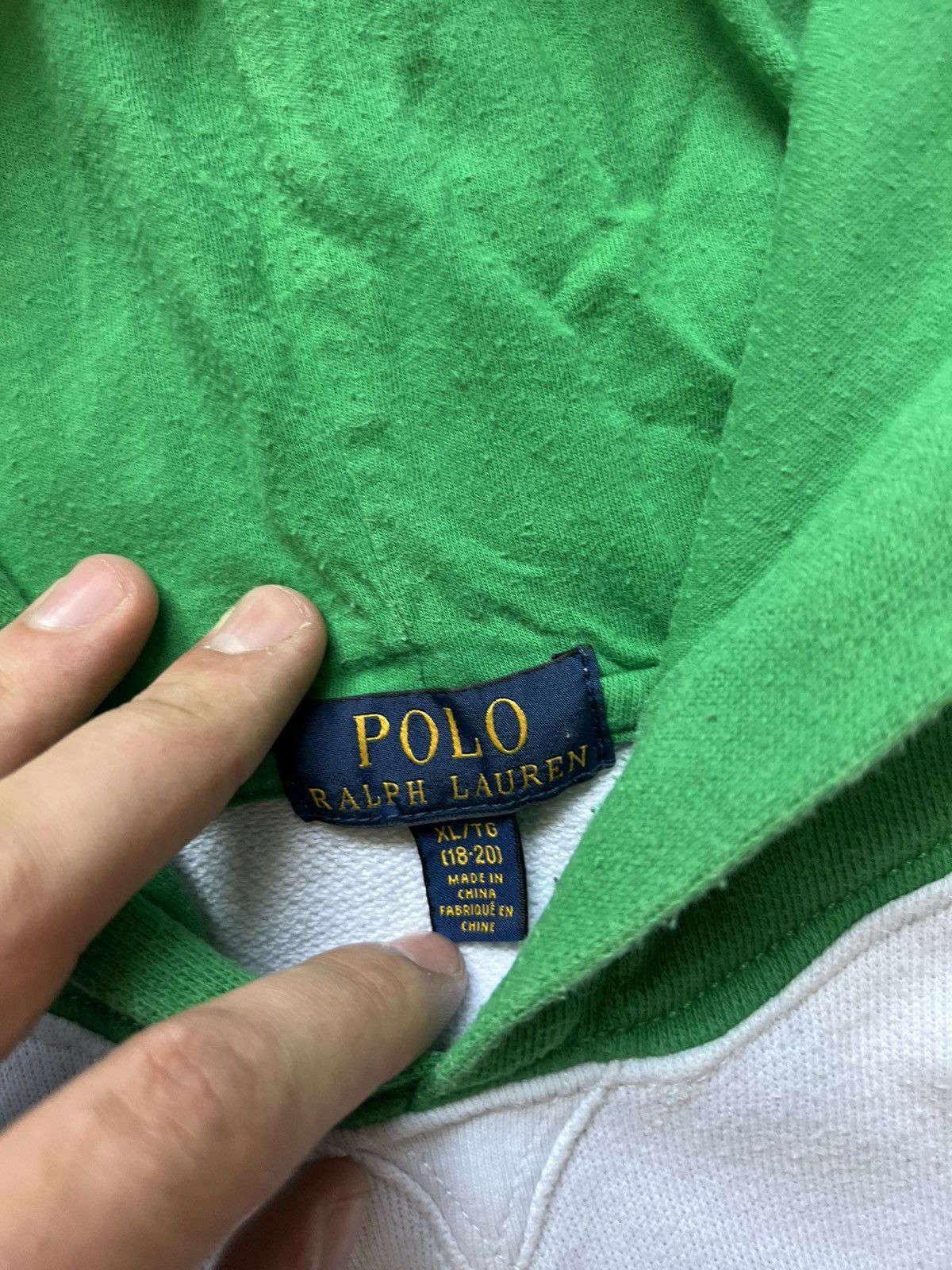 Polo Ralph Lauren Vintage Polo Ralph Lauren Hoodie 90s Y2K Rare Rugby Size US S / EU 44-46 / 1 - 7 Thumbnail