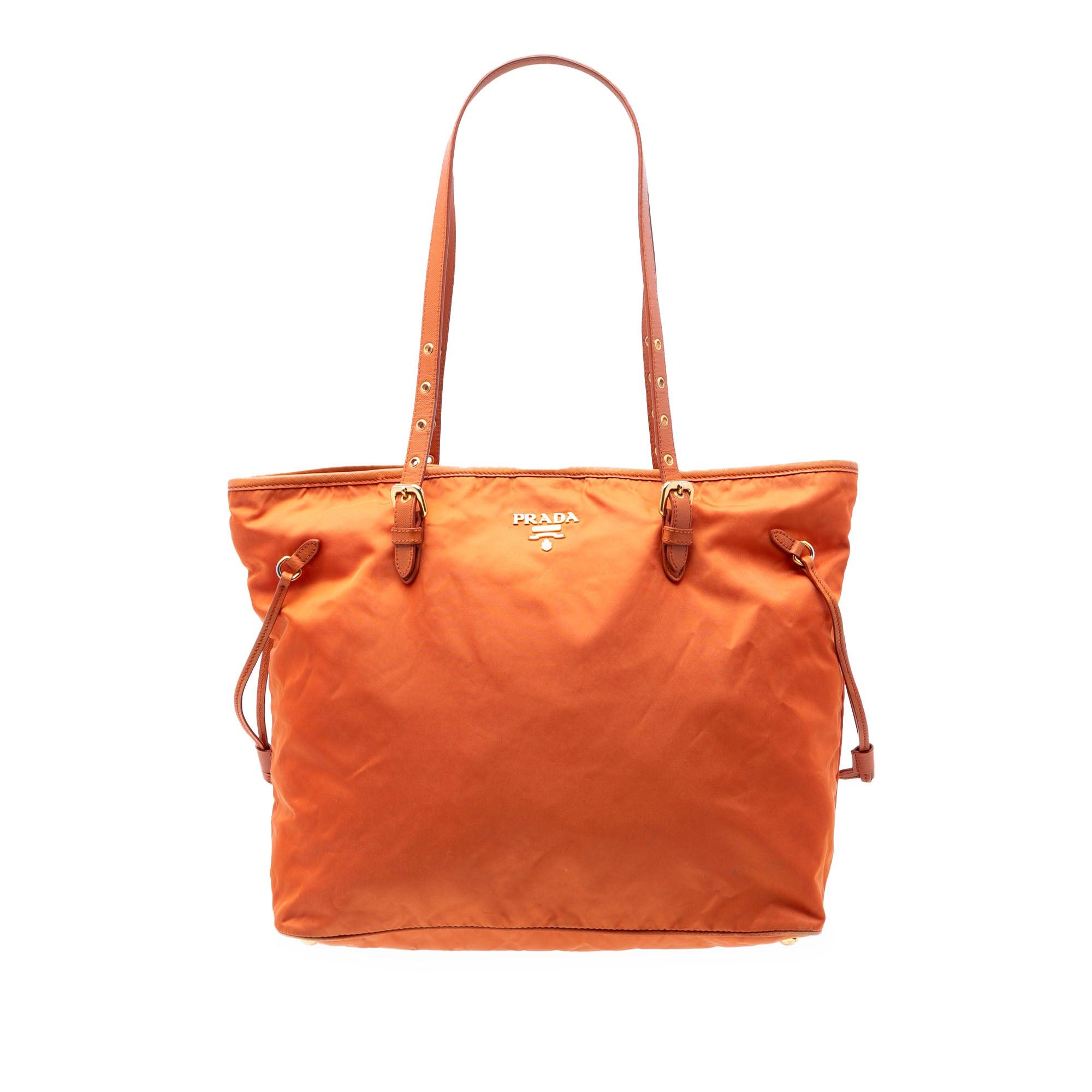Prada Saffiano Trimmed Tessuto Tote Size ONE SIZE - 1 Thumbnail