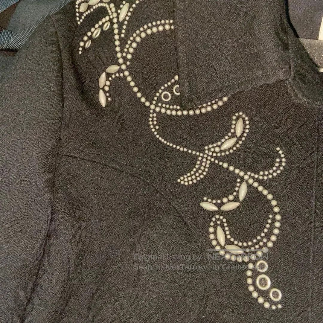 Saint Laurent Paris Saint Laurent Men's Beaded Studded Jacket. Size US M / EU 48-50 / 2 - 3 Thumbnail