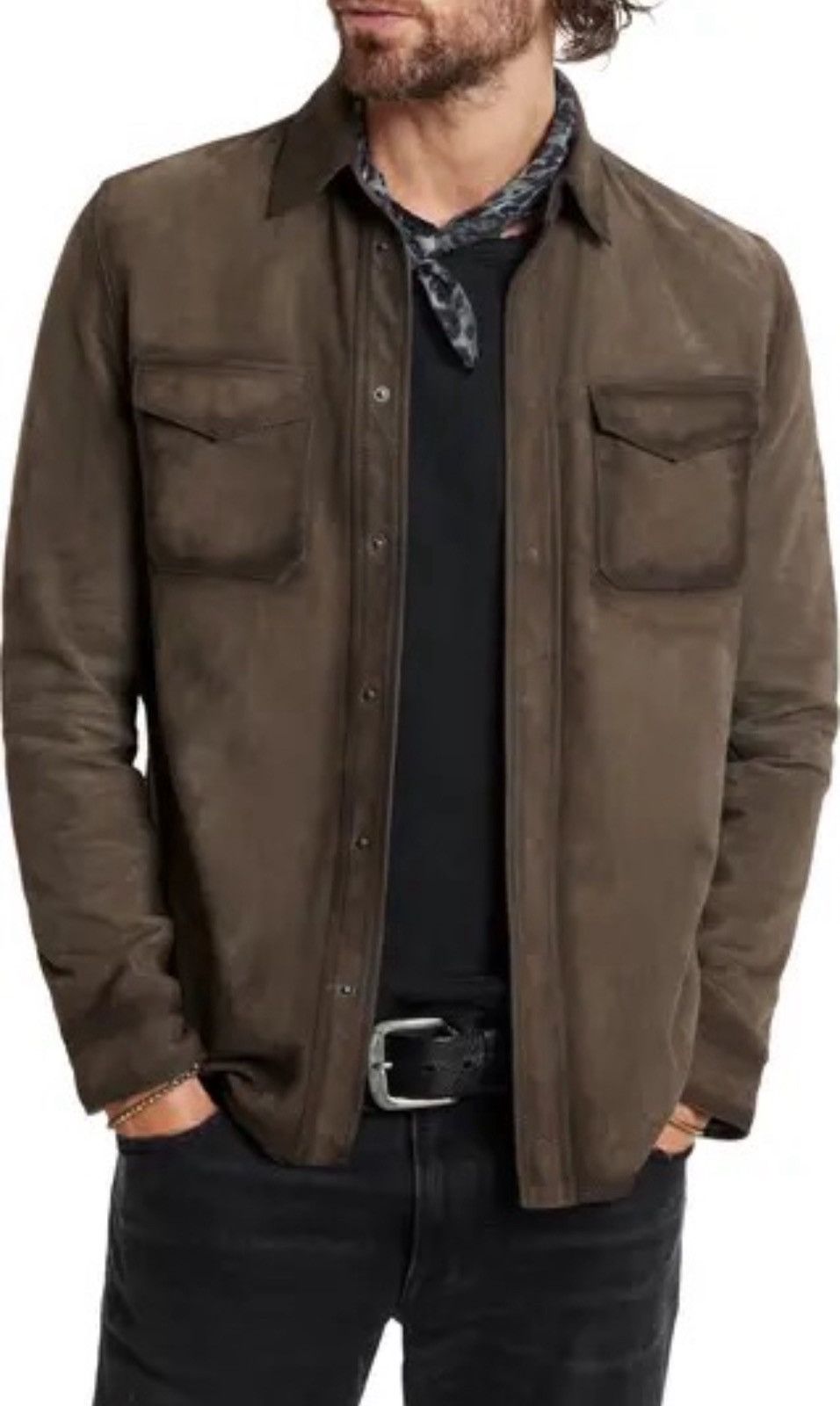 John Varvatos Izzy shirt jacket EU 52 USA 42 Size US L / EU 52-54 / 3 - 8 Thumbnail