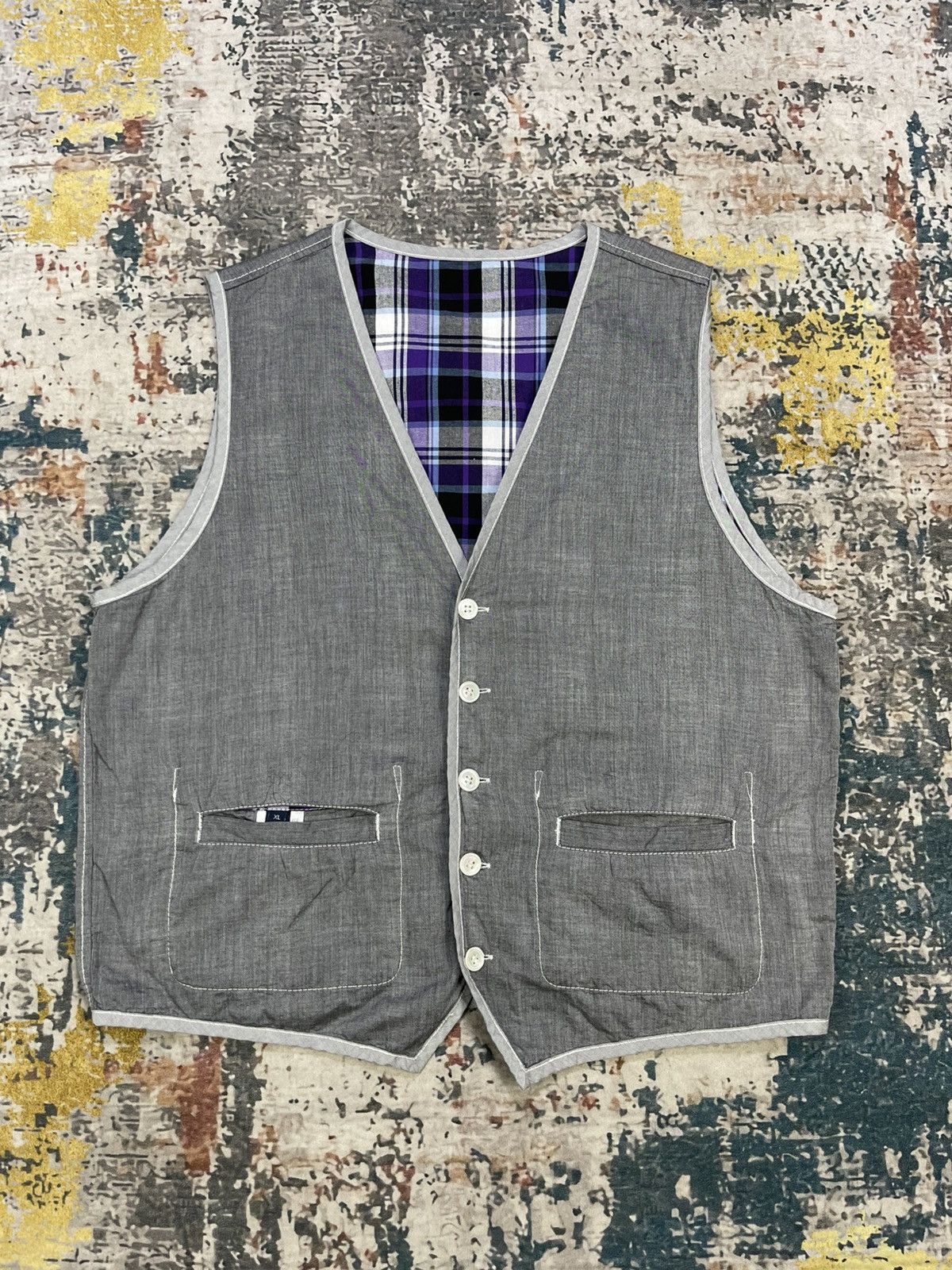 Tommy Hilfiger Tommy Hilfiger Reversible Vest Size US L / EU 52-54 / 3 - 2 Thumbnail