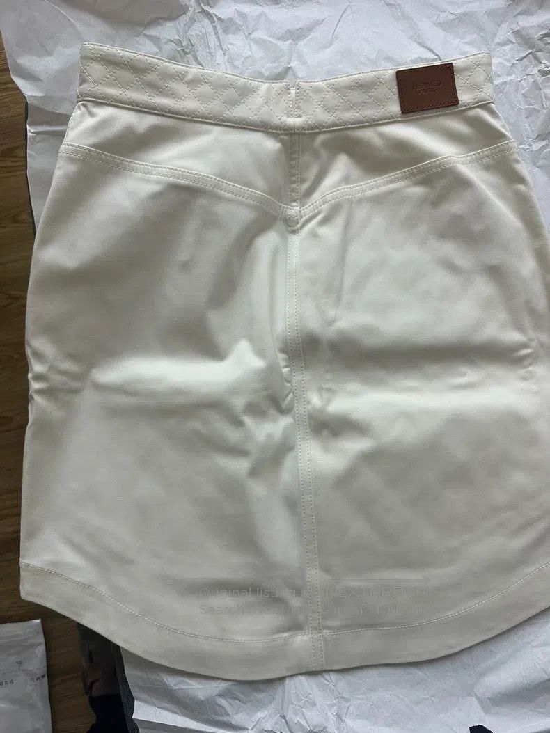 Hermes Hermes Set, white skirt Size 25" / US 0 / IT 36 - 6 Thumbnail