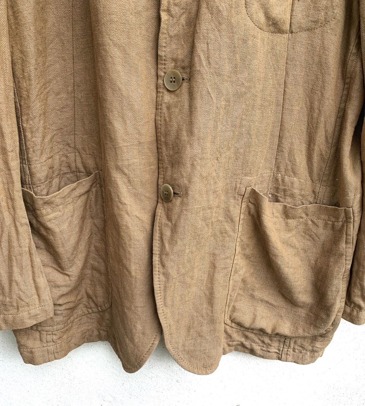 Japanese Brand × Kansai Yamamoto × Vintage Vintage Kansai Yamamoto Chore Jacket Size US L / EU 52-54 / 3 - 3 Thumbnail